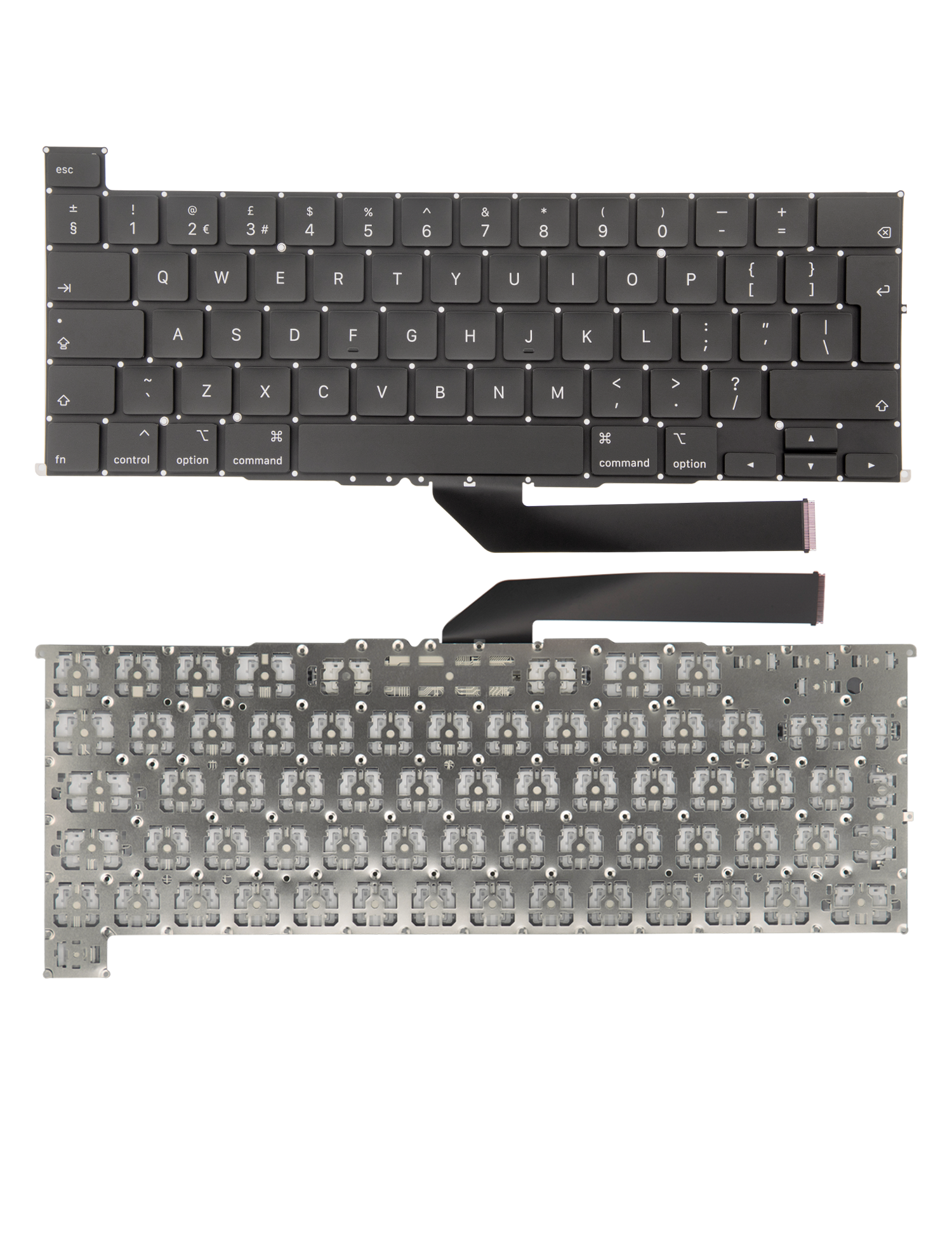 Apple MacBook Pro 16" A2141 Tastatur (UK, beleuchtet, mit Schrauben)