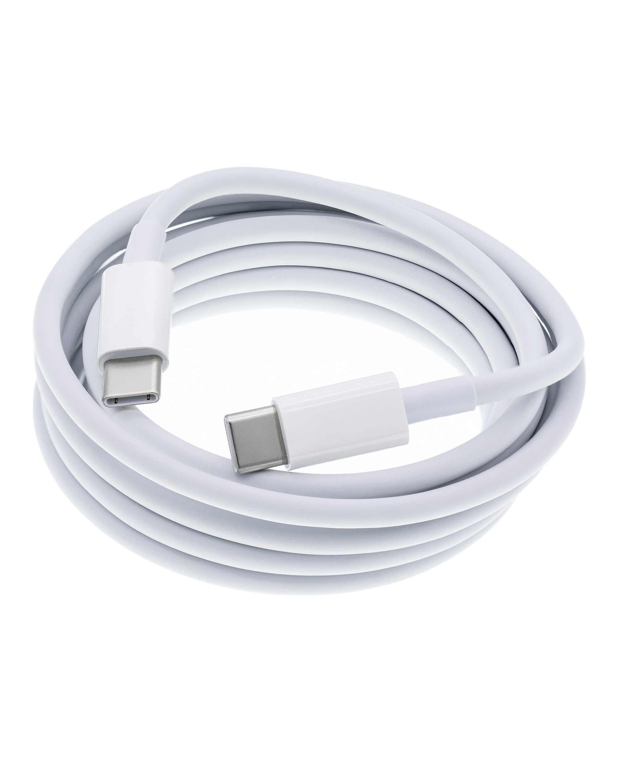 87W / 96W USB-C to USB-C Cable for MacBook, iMac, and Mac (1.8 m / 6 ft) (Used OEM Pull, Grade A) (Bulk Packaging)