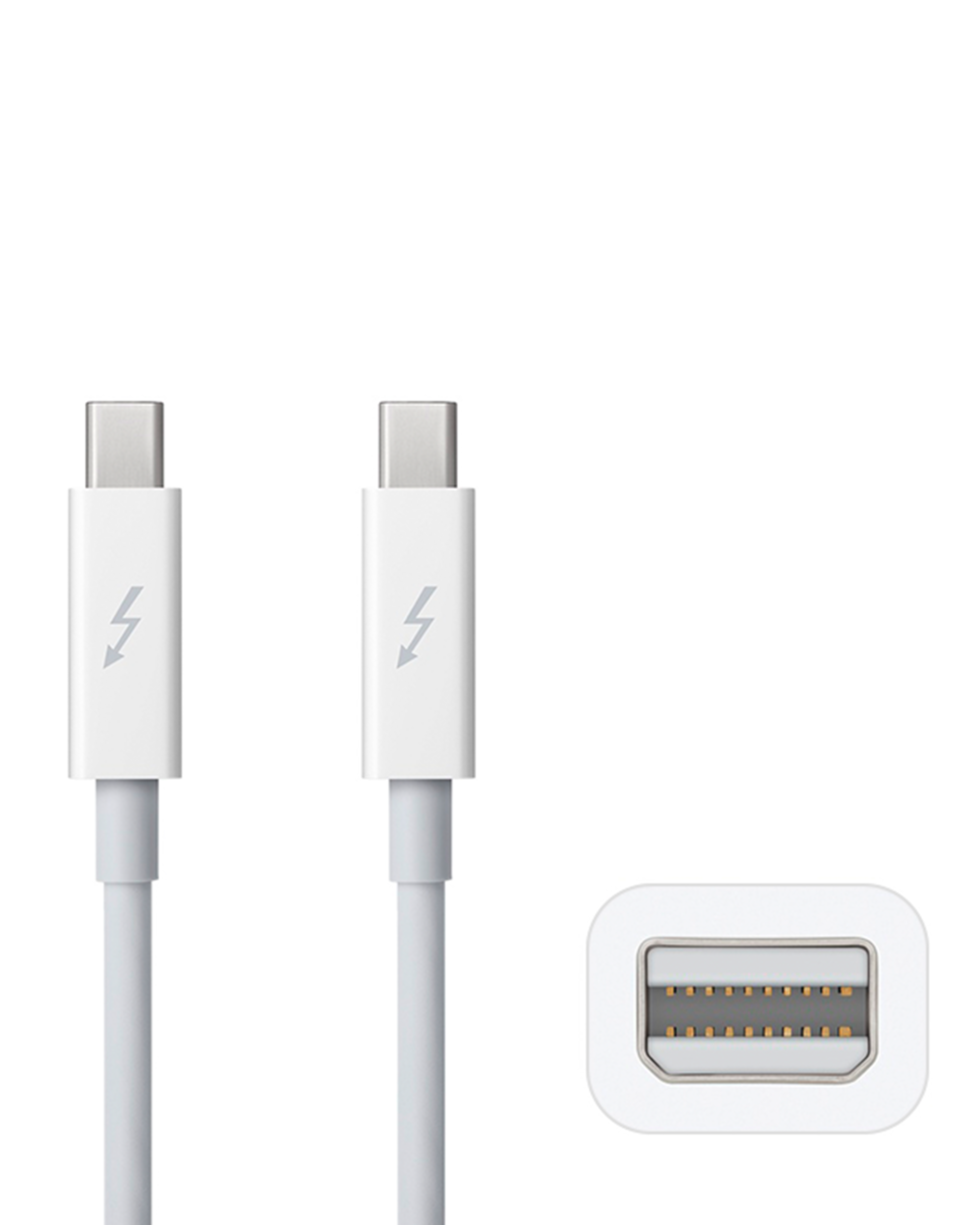 Thunderbolt 2 Cable for MacBook / iMac / Mac (1.8 m / 6 ft) (used OEM pull, Quality A) (Bulk Packaging)