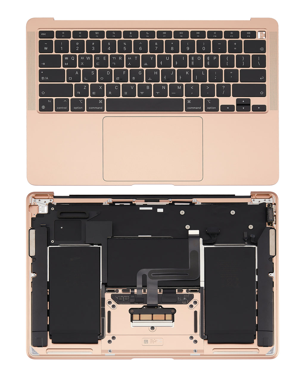 Top case with battery and keyboard for MacBook Air 13" A2337 (2020) (Gold, US keyboard)