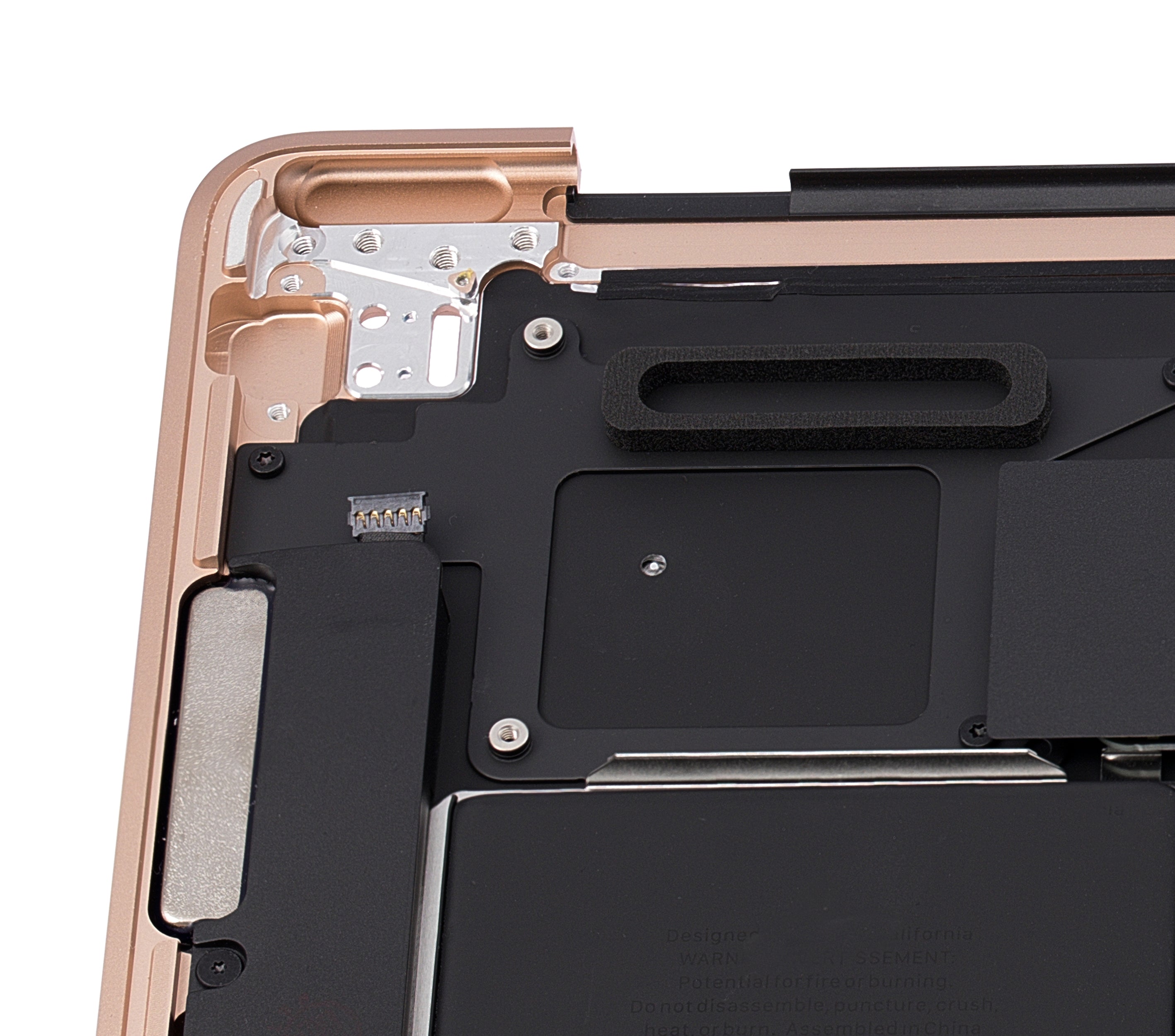 Top case with battery and keyboard for MacBook Air 13" A2337 (2020) (Gold, US keyboard)