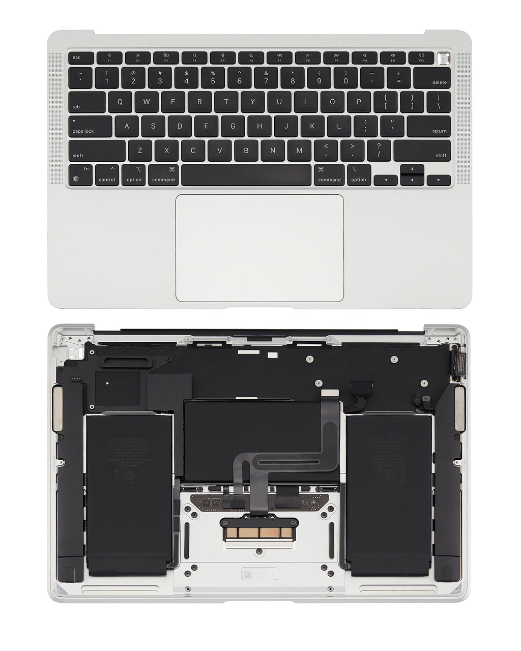 Top Case with Battery and Keyboard for MacBook Air 13" A2337 (2020) (Silver) (US Keyboard)
