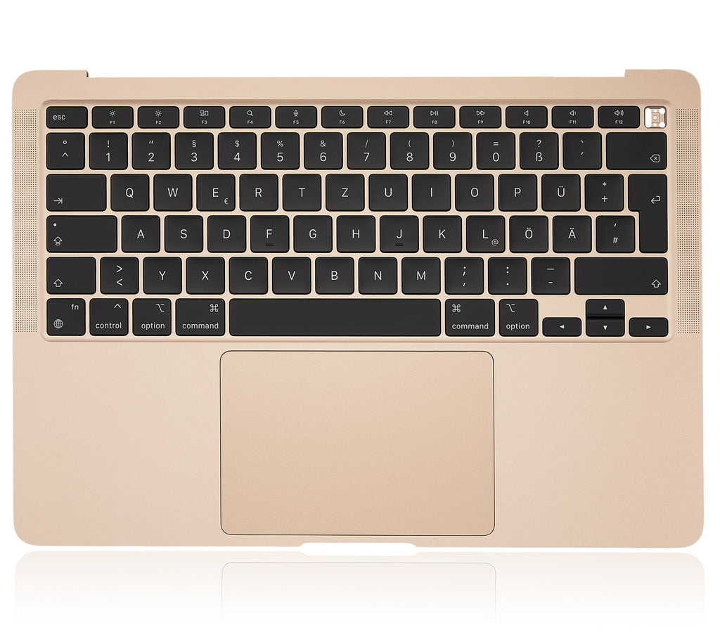 Topcase m. Akku & UK-Tastatur f. MacBook Air 13" A2337 Gold
