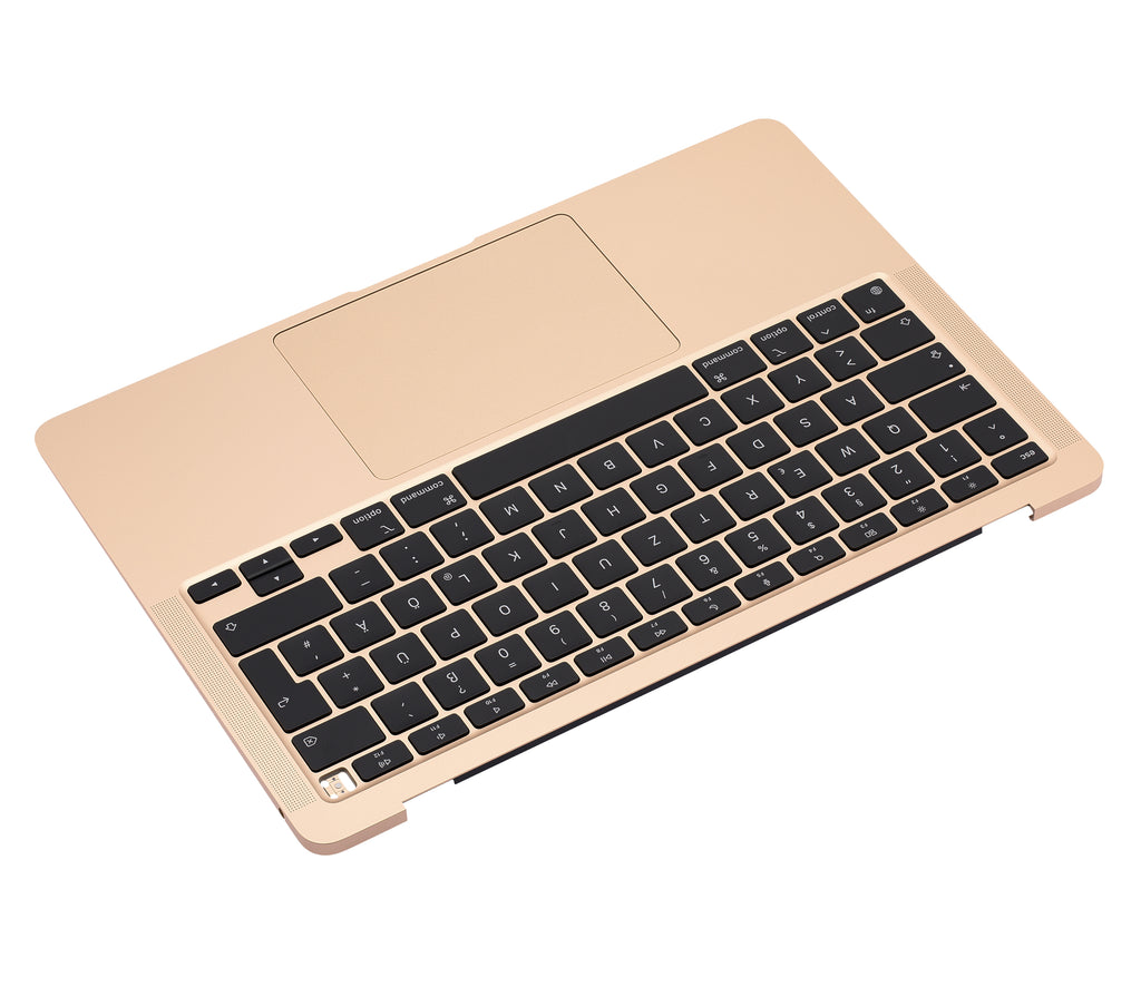 Topcase m. Akku & UK-Tastatur f. MacBook Air 13" A2337 Gold