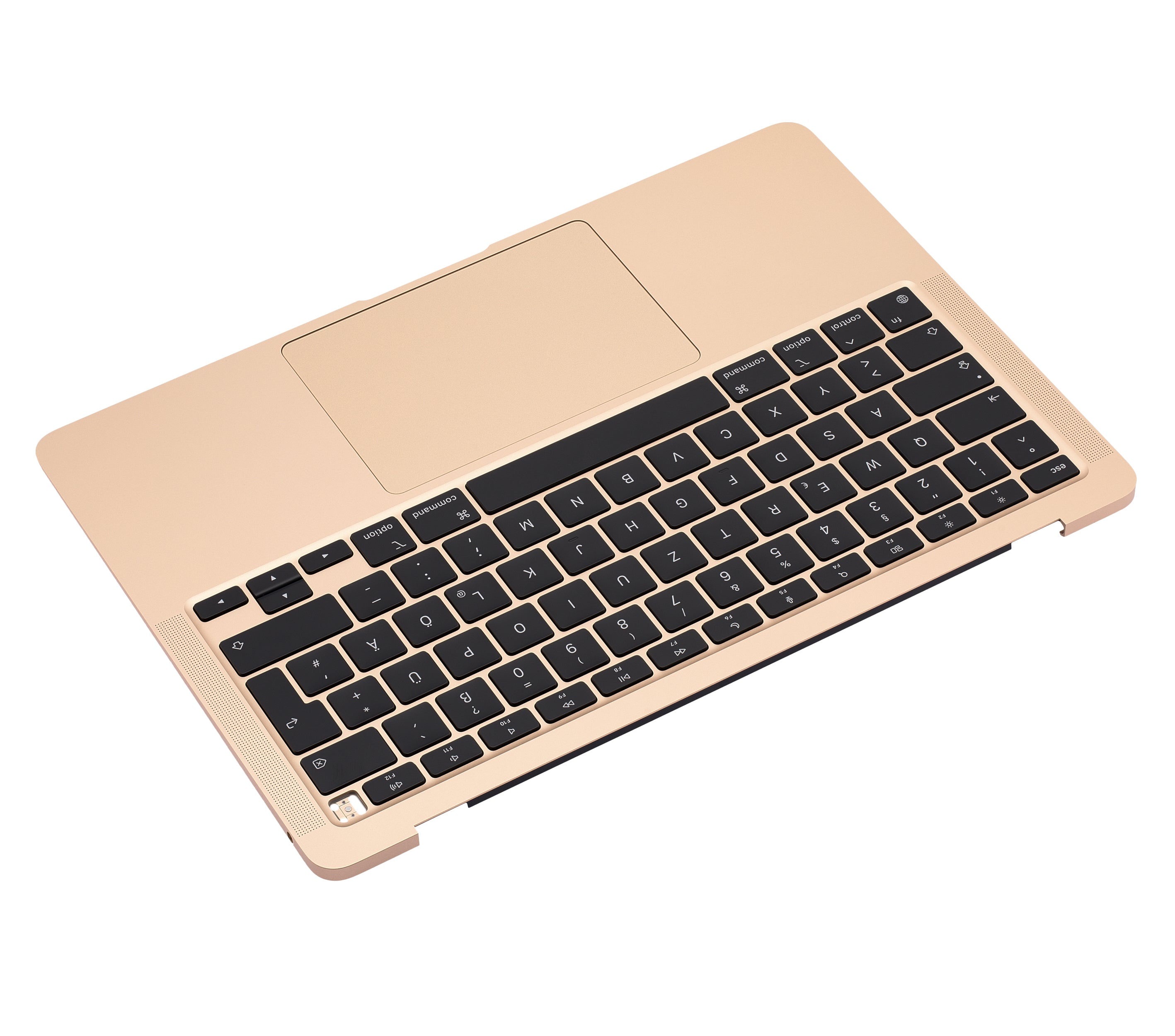 Topcase m. Akku & UK-Tastatur f. MacBook Air 13" A2337 Gold