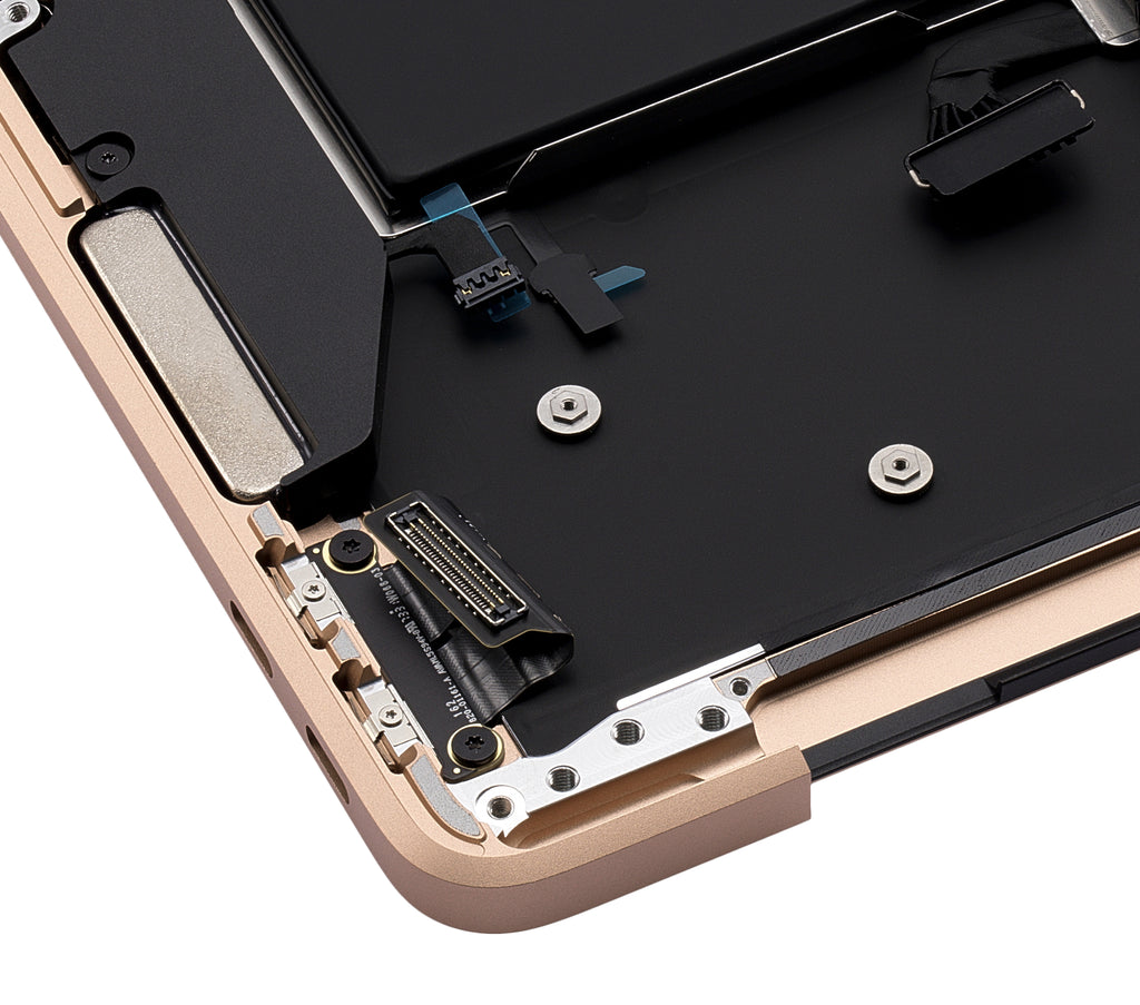 Topcase m. Akku & UK-Tastatur f. MacBook Air 13" A2337 Gold