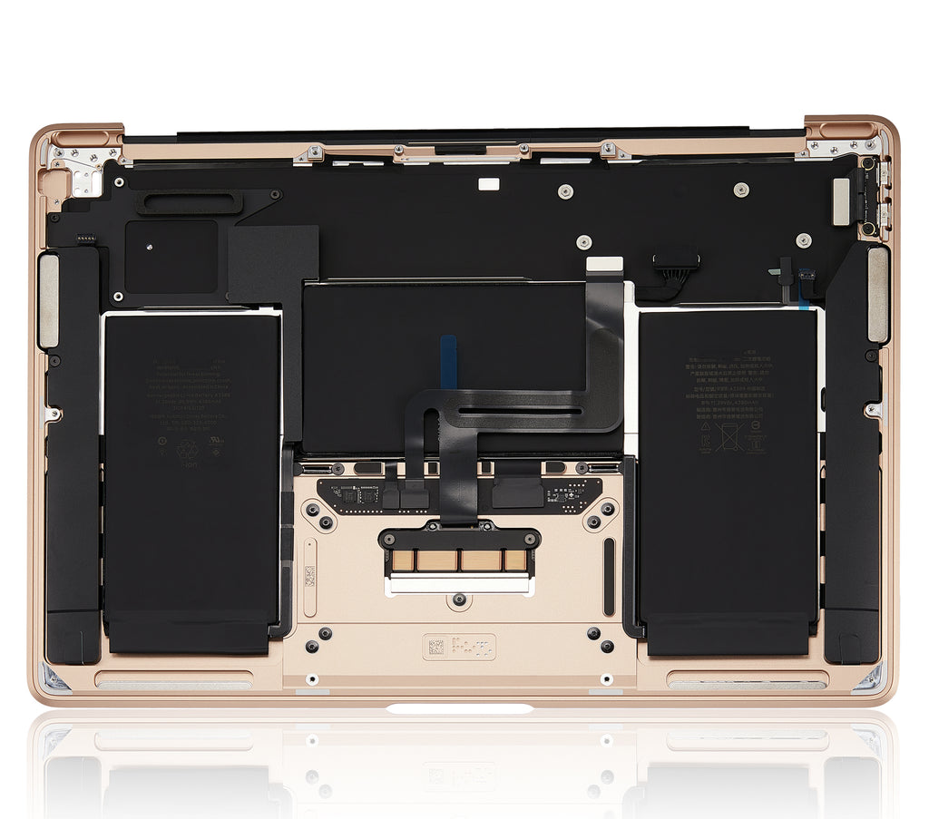 Topcase m. Akku & UK-Tastatur f. MacBook Air 13" A2337 Gold