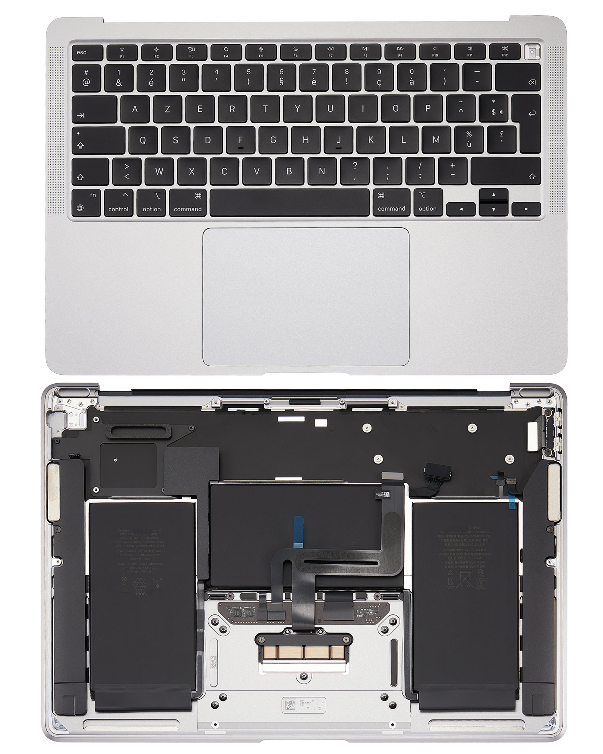 Top Case with Battery and Keyboard for MacBook Air 13" A2337 (2020) Space Gray (UK Keyboard)