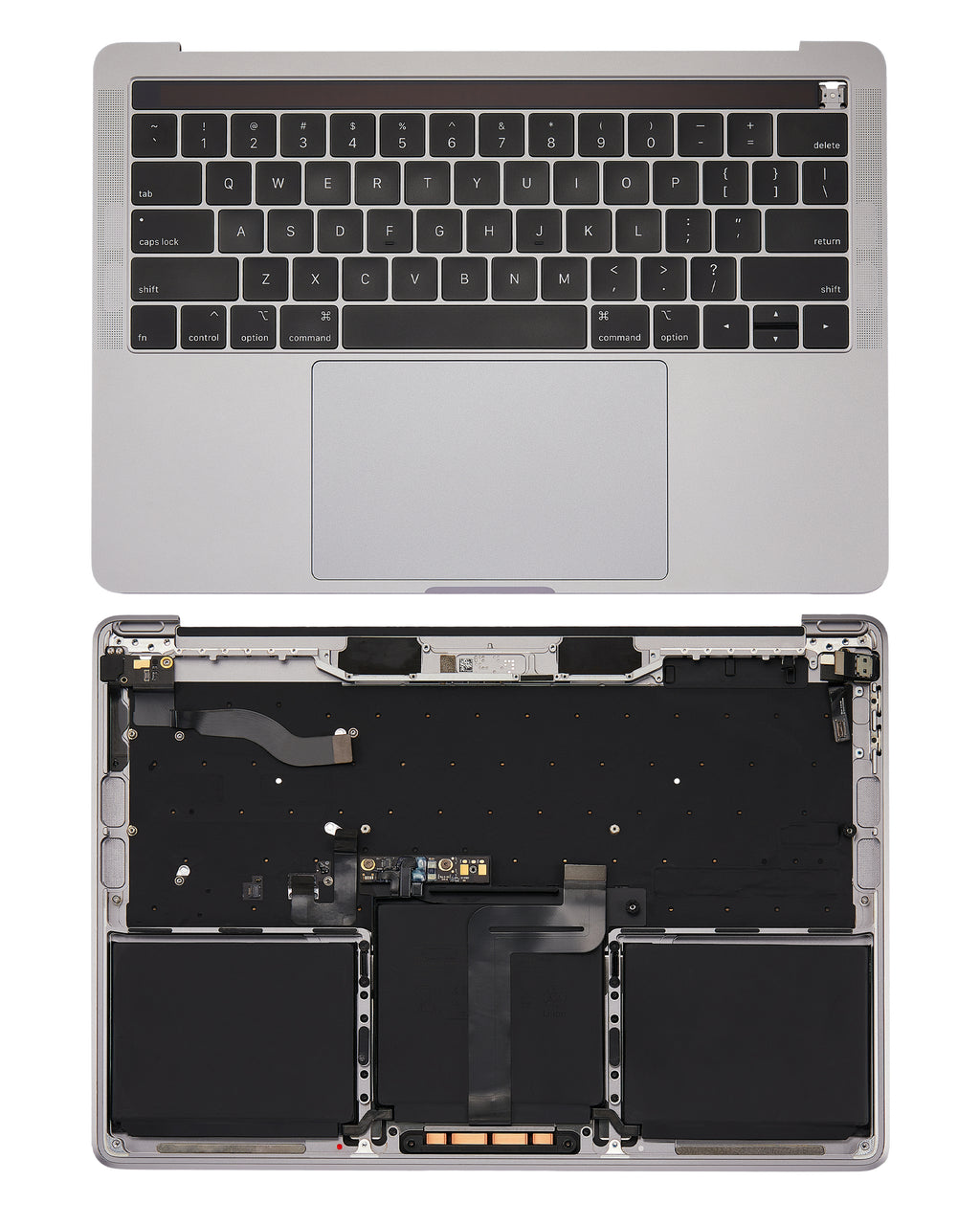 Topcase mit Akku & Tastatur für MacBook Pro 13 A2159 US Space Gray A-Qualität