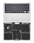 Top Case with Battery and Keyboard for MacBook Pro 13" A2338 (2020) – Silver (UK Keyboard)