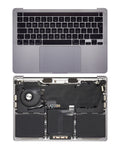 Top case with battery and keyboard for MacBook Pro 13" A2338 (2020) Space Gray (UK keyboard)