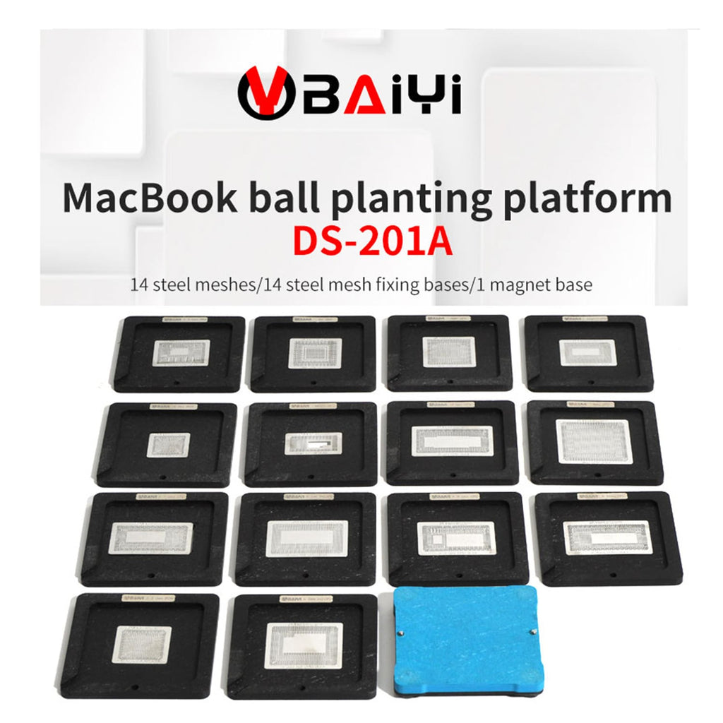 DS-201A Schablone für Mikrolötarbeiten an MacBook