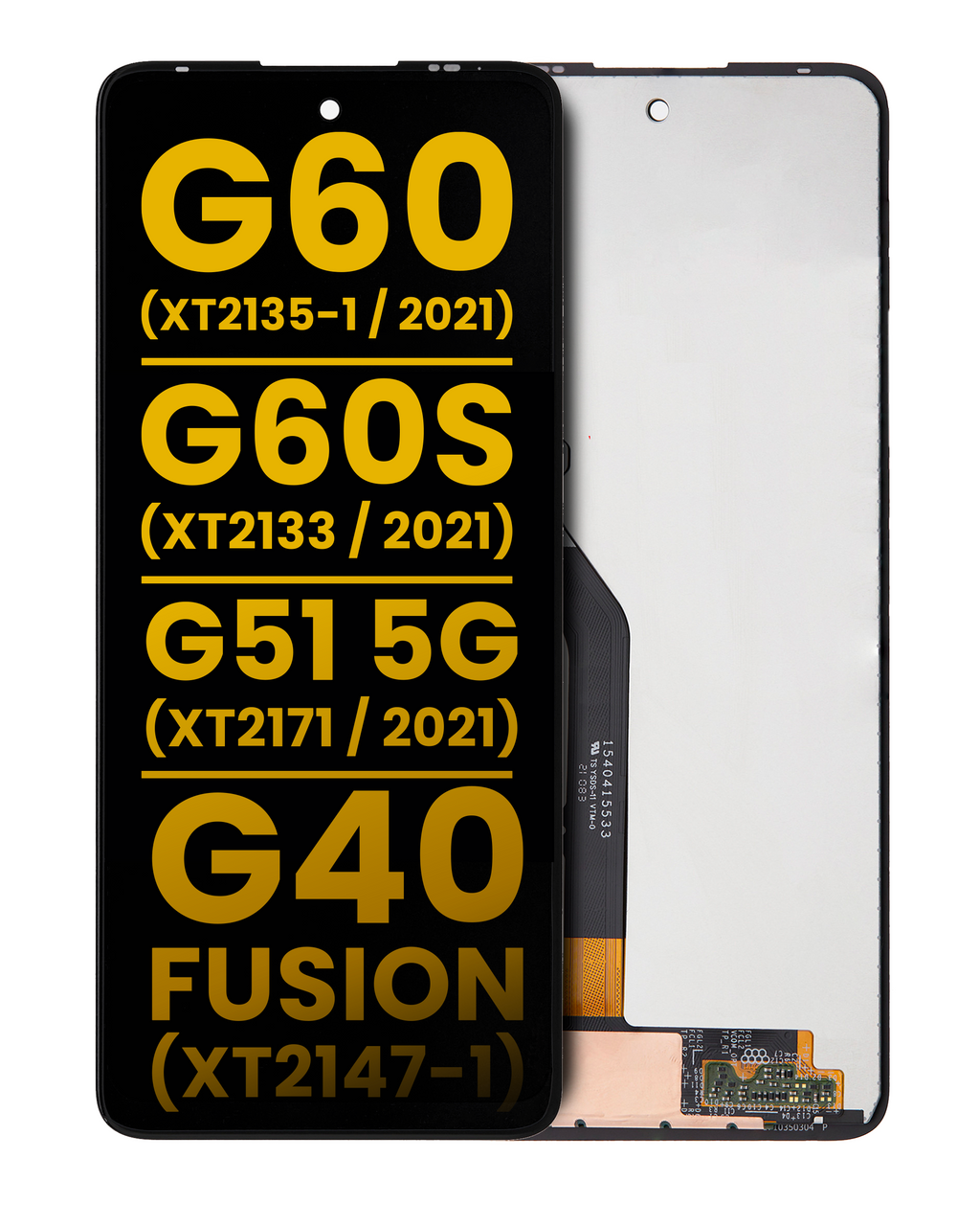 LCD-Display ohne Rahmen für Motorola Moto G60/G60S/G51 5G Refurbished