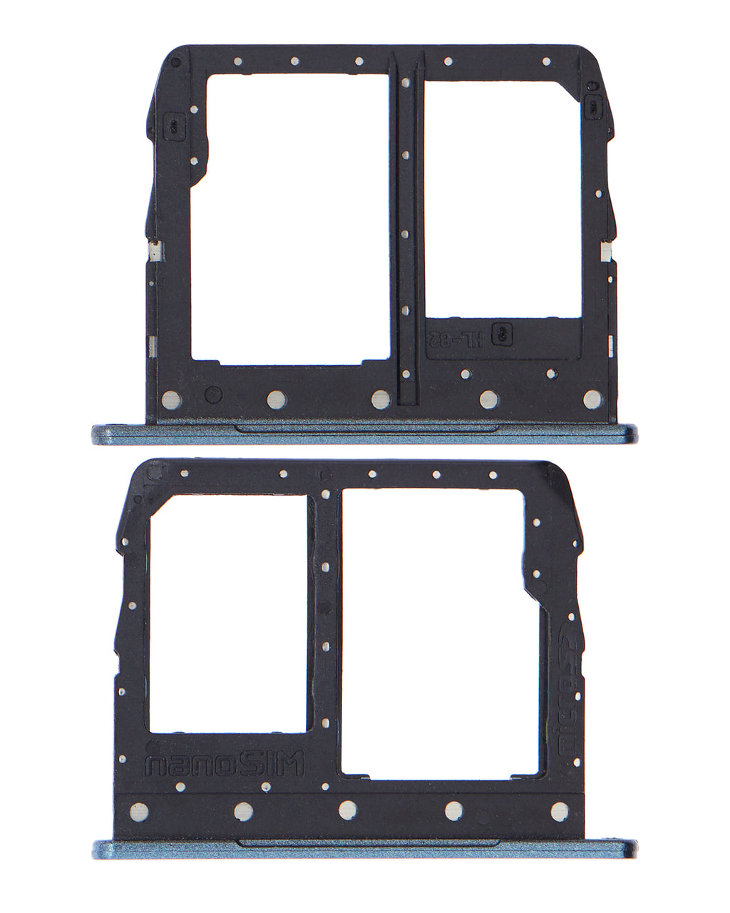 Single Sim Card Tray für LG K30 (X320 / 2019) (New Moroccan Blue)