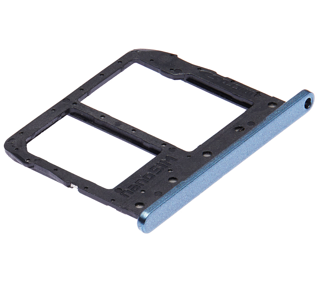 Single Sim Card Tray für LG K30 (X320 / 2019) (New Moroccan Blue)