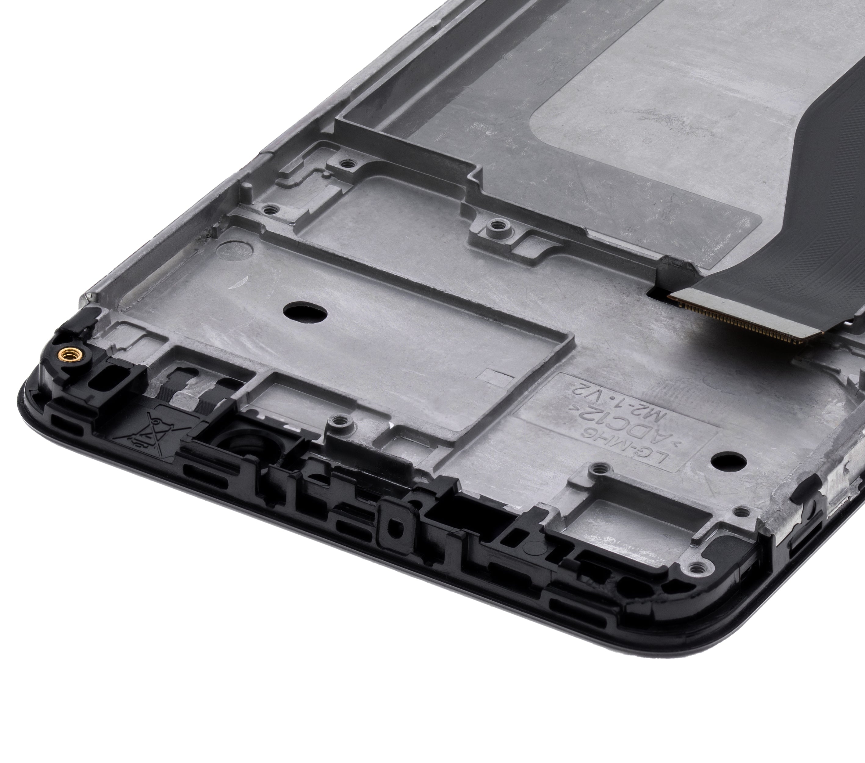 LCD-Display mit Rahmen für LG K20 (2019) (Refurbished) (Alle Farben)