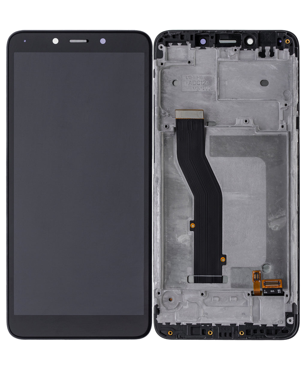 LCD-Display mit Rahmen für LG K20 (2019) (Refurbished) (Alle Farben)