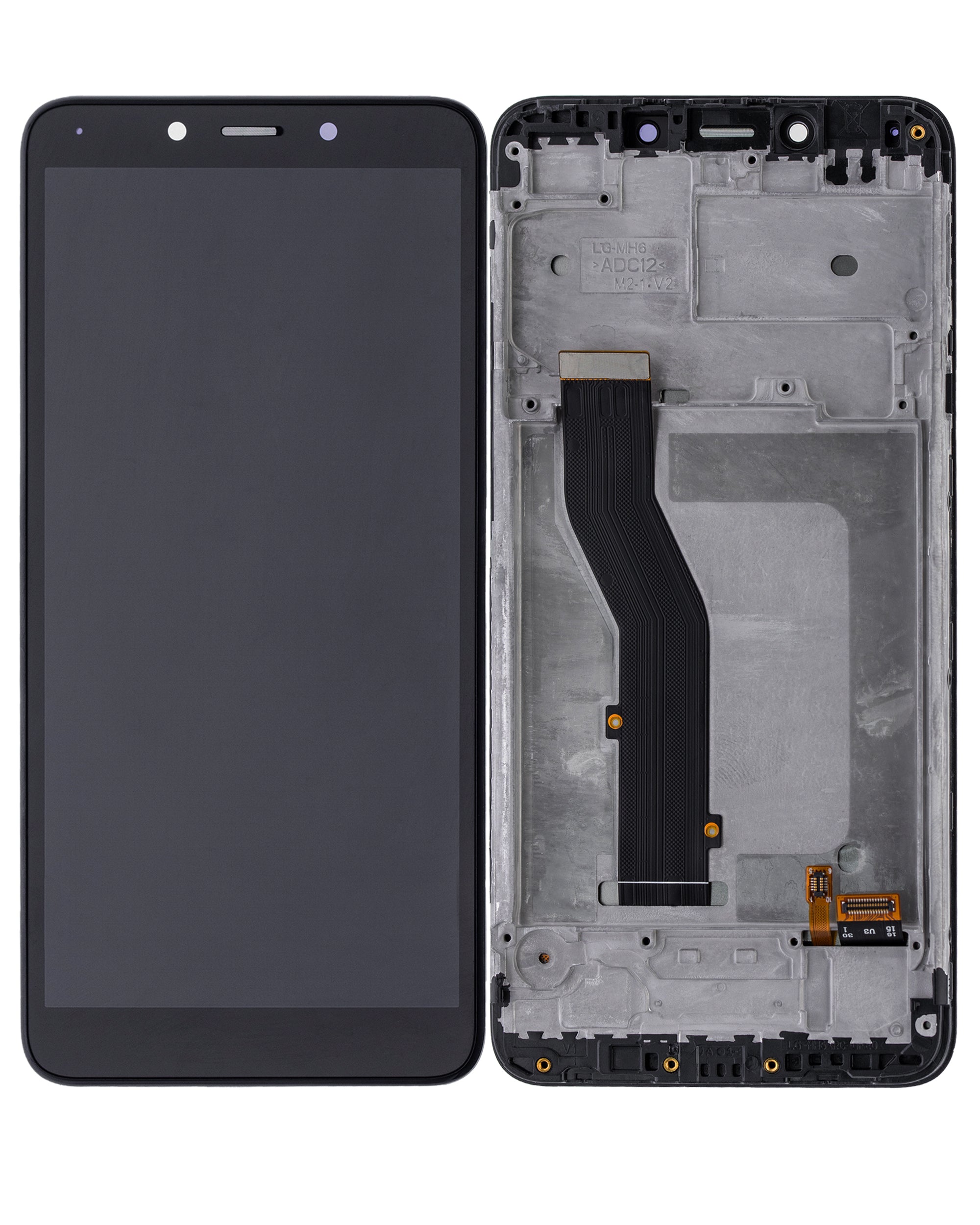 LCD-Display mit Rahmen für LG K20 (2019) (Refurbished) (Alle Farben)