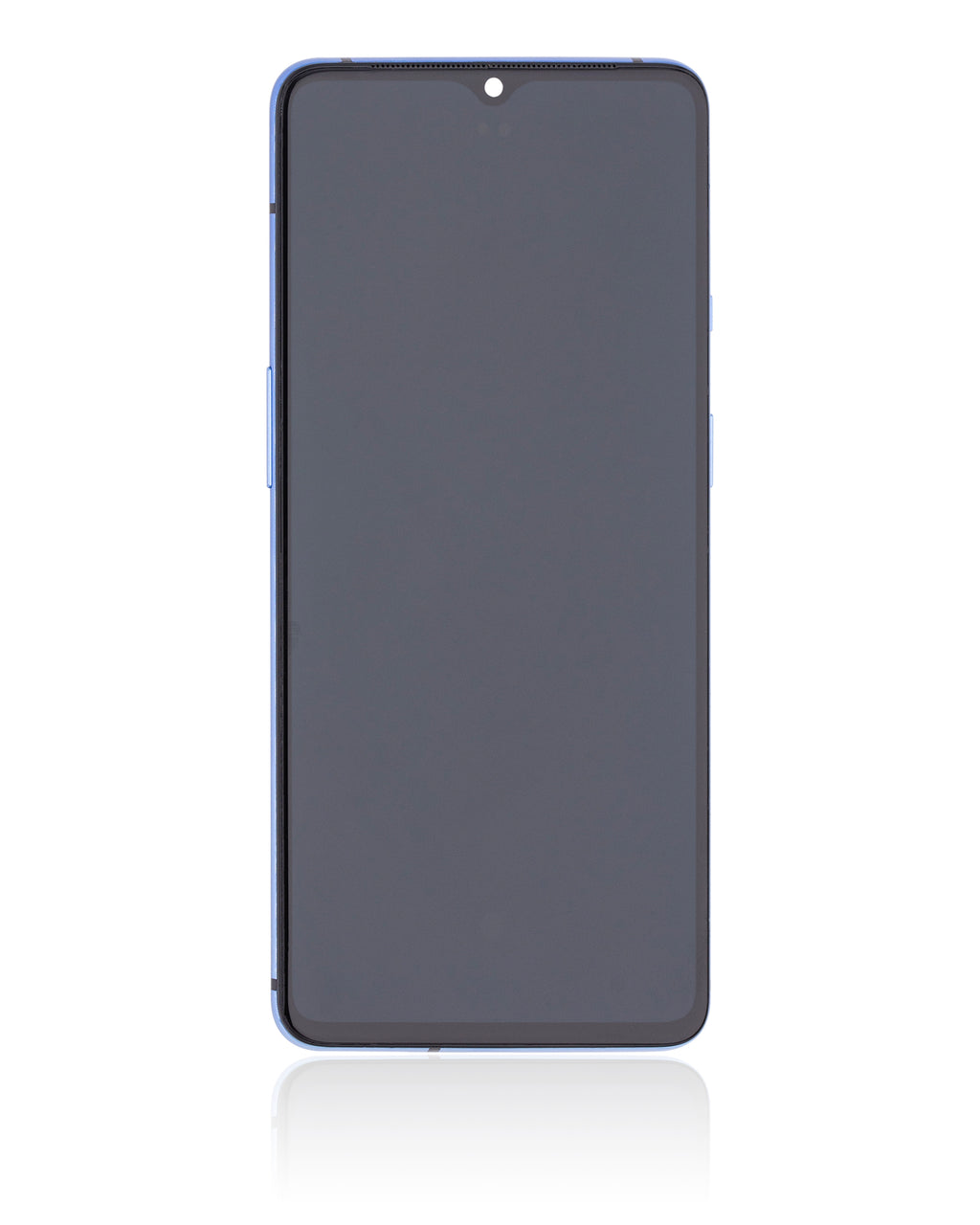 OLED-Display mit Rahmen für OnePlus 7T (Original OEM) (Glacier Blue)