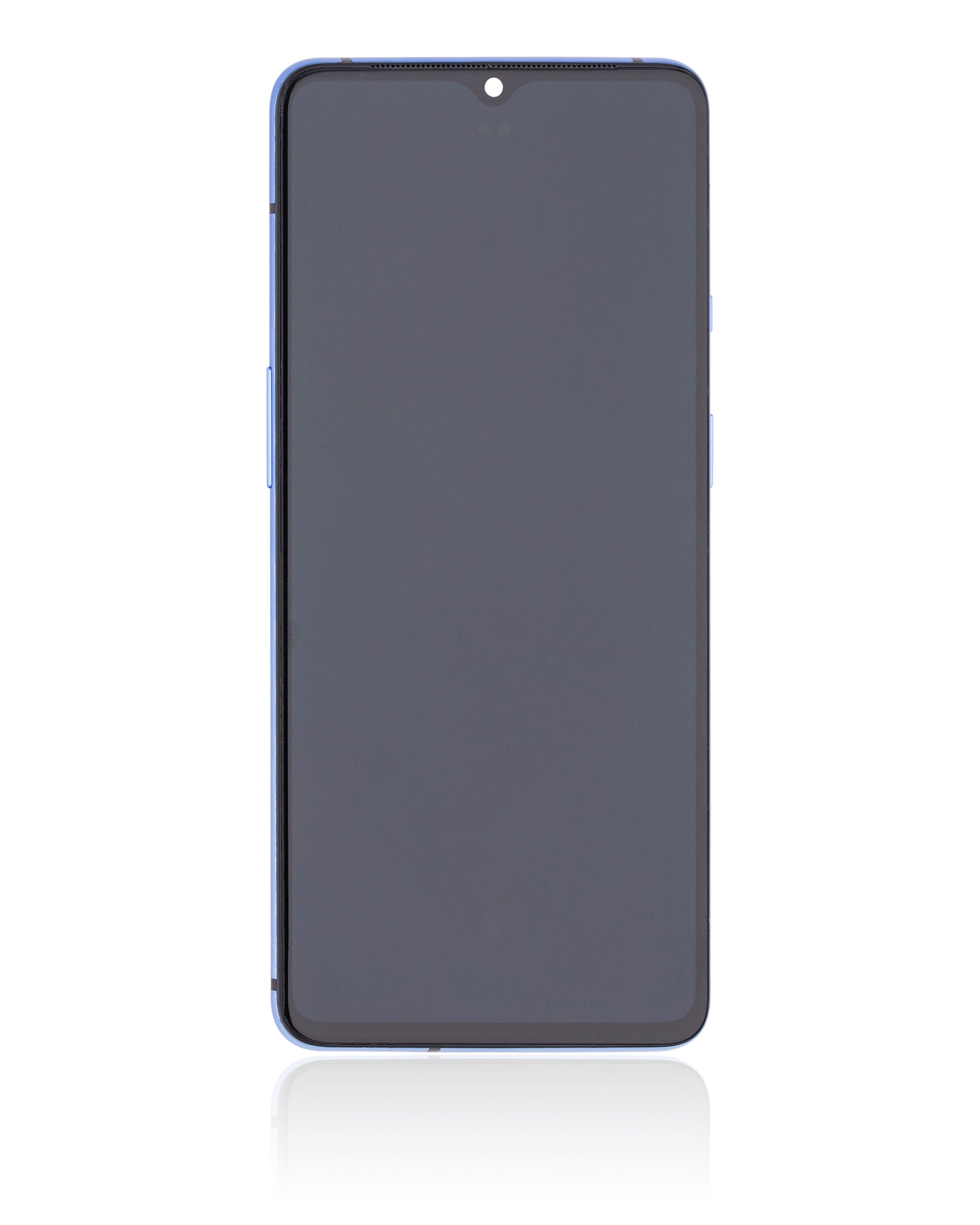 OLED-Display mit Rahmen für OnePlus 7T (Original OEM) (Glacier Blue)