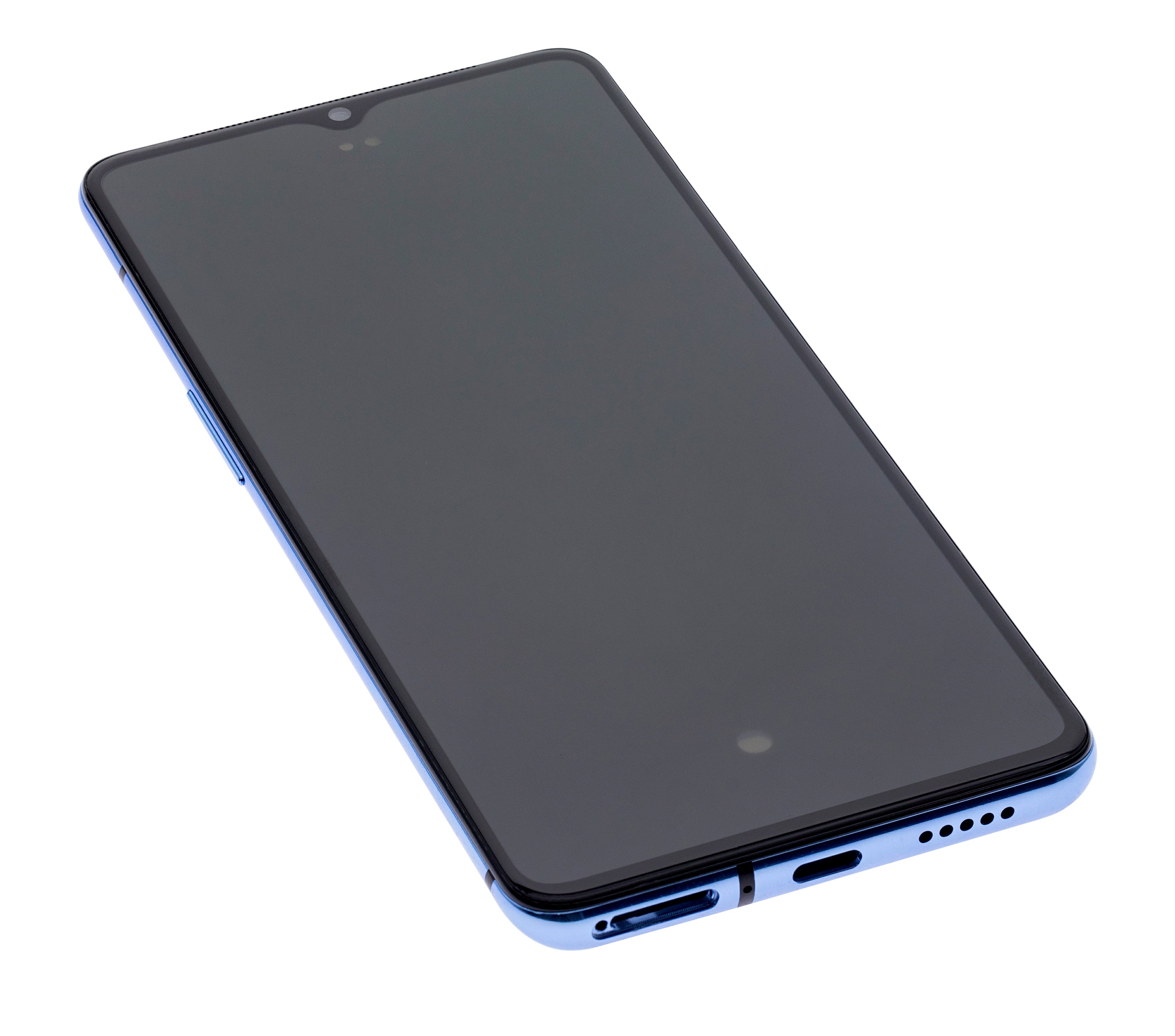 OLED-Display mit Rahmen für OnePlus 7T (Original OEM) (Glacier Blue)