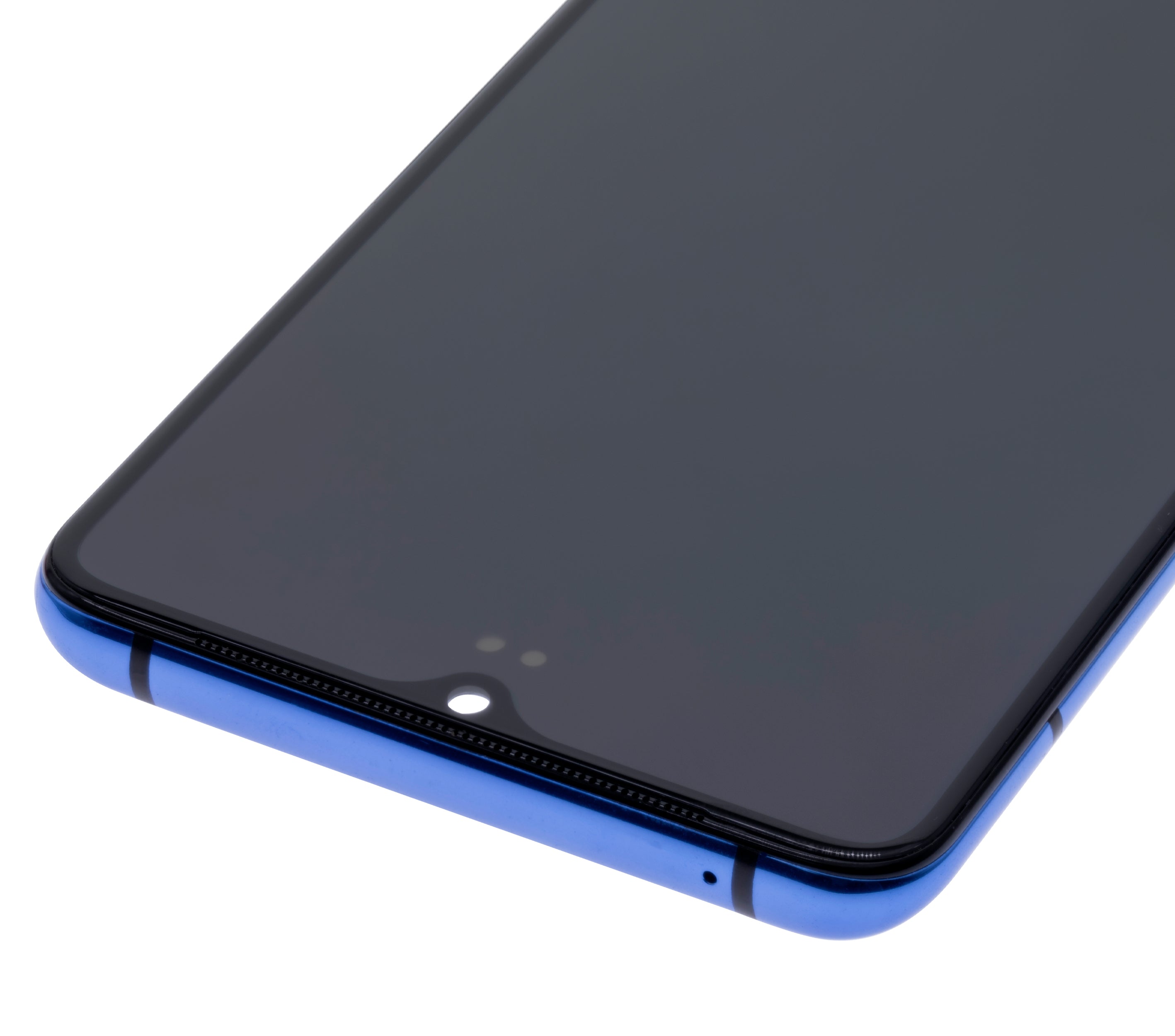 OLED-Display mit Rahmen für OnePlus 7T (Original OEM) (Glacier Blue)