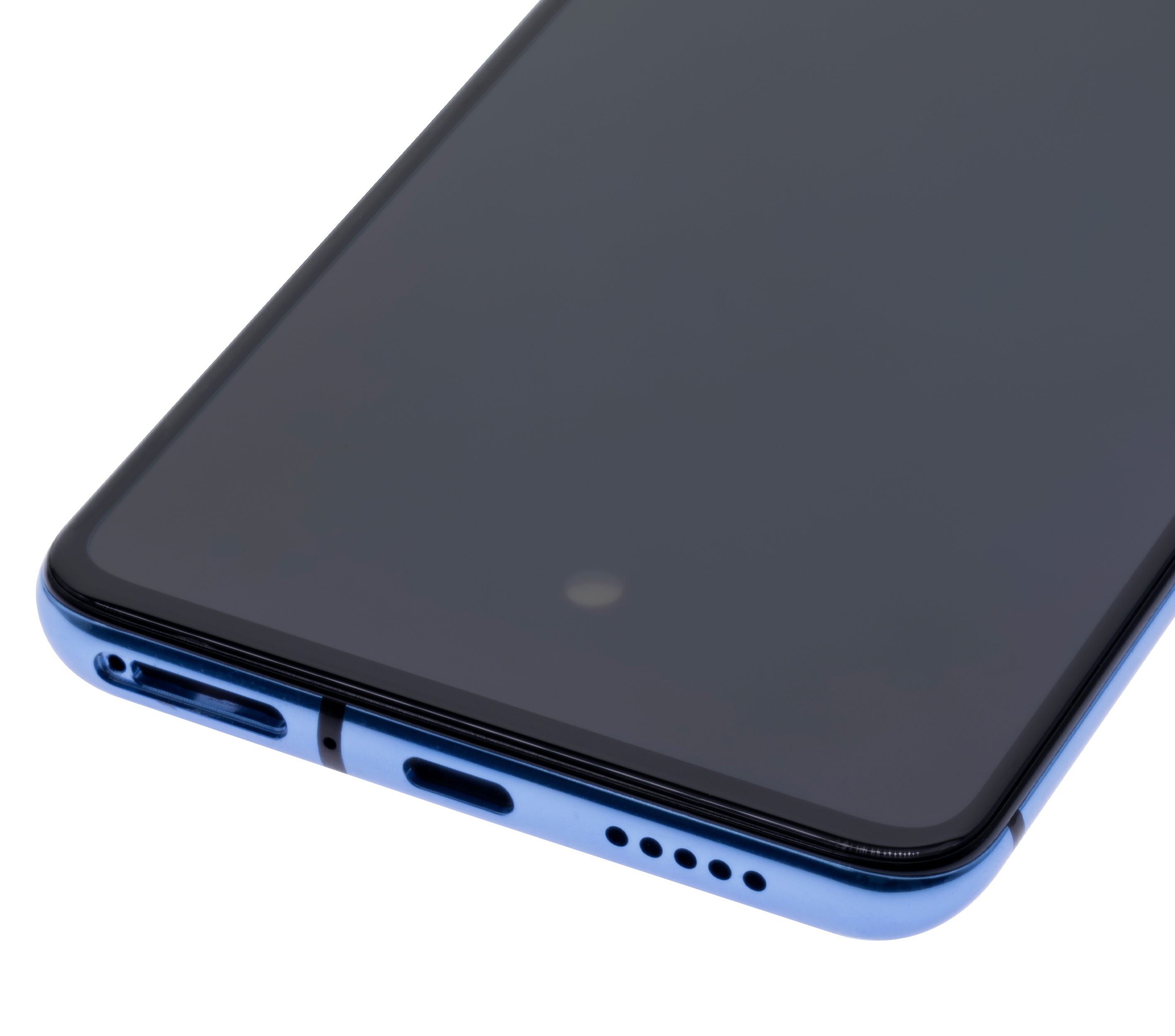 OLED-Display mit Rahmen für OnePlus 7T (Original OEM) (Glacier Blue)