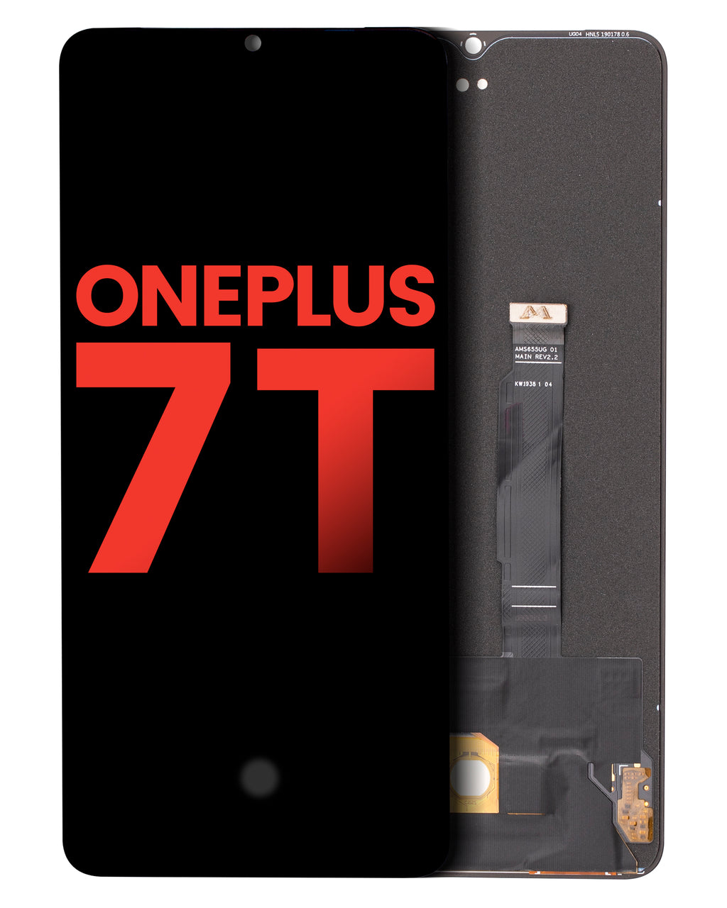 OLED-Display ohne Rahmen für OnePlus 7T (Aftermarket Plus) (Alle Farben)