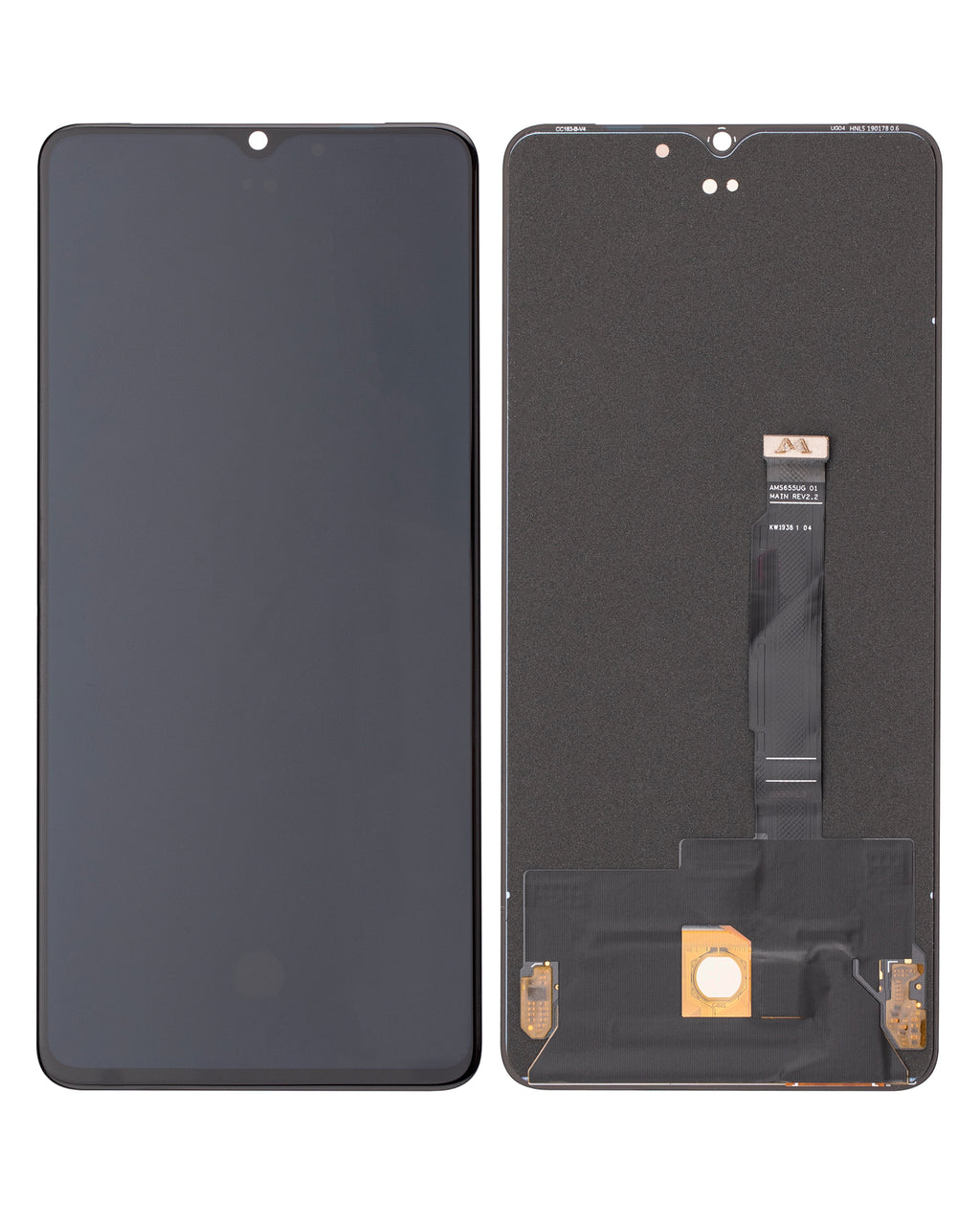 OLED-Display ohne Rahmen für OnePlus 7T (Aftermarket Plus) (Alle Farben)
