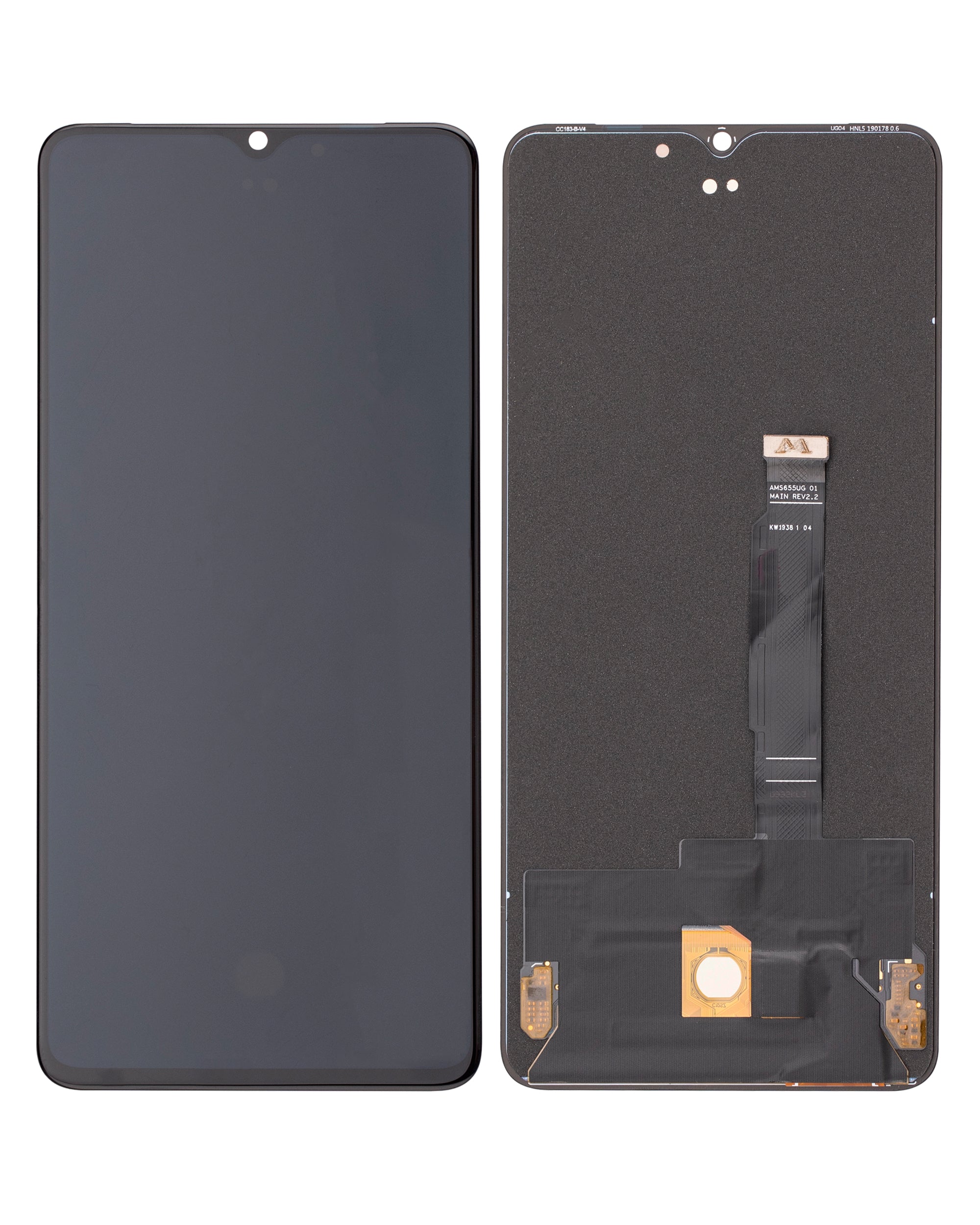 OLED-Display ohne Rahmen für OnePlus 7T (Aftermarket Plus) (Alle Farben)