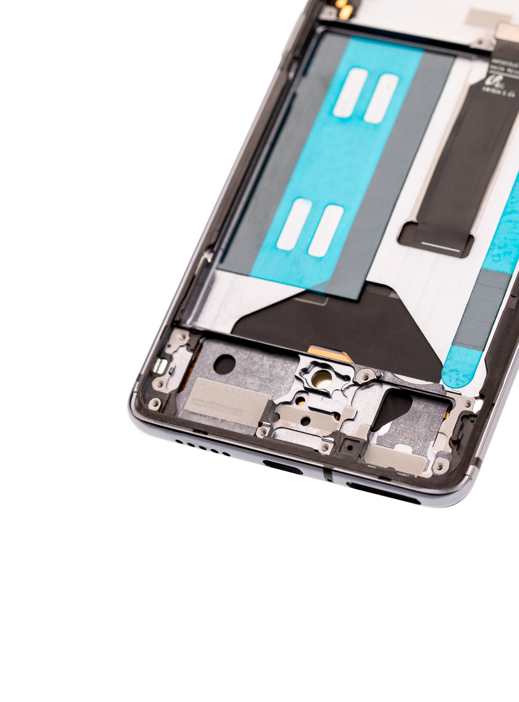 OLED Display with Frame for OnePlus 7T (Aftermarket Plus) (Frosted Silver)