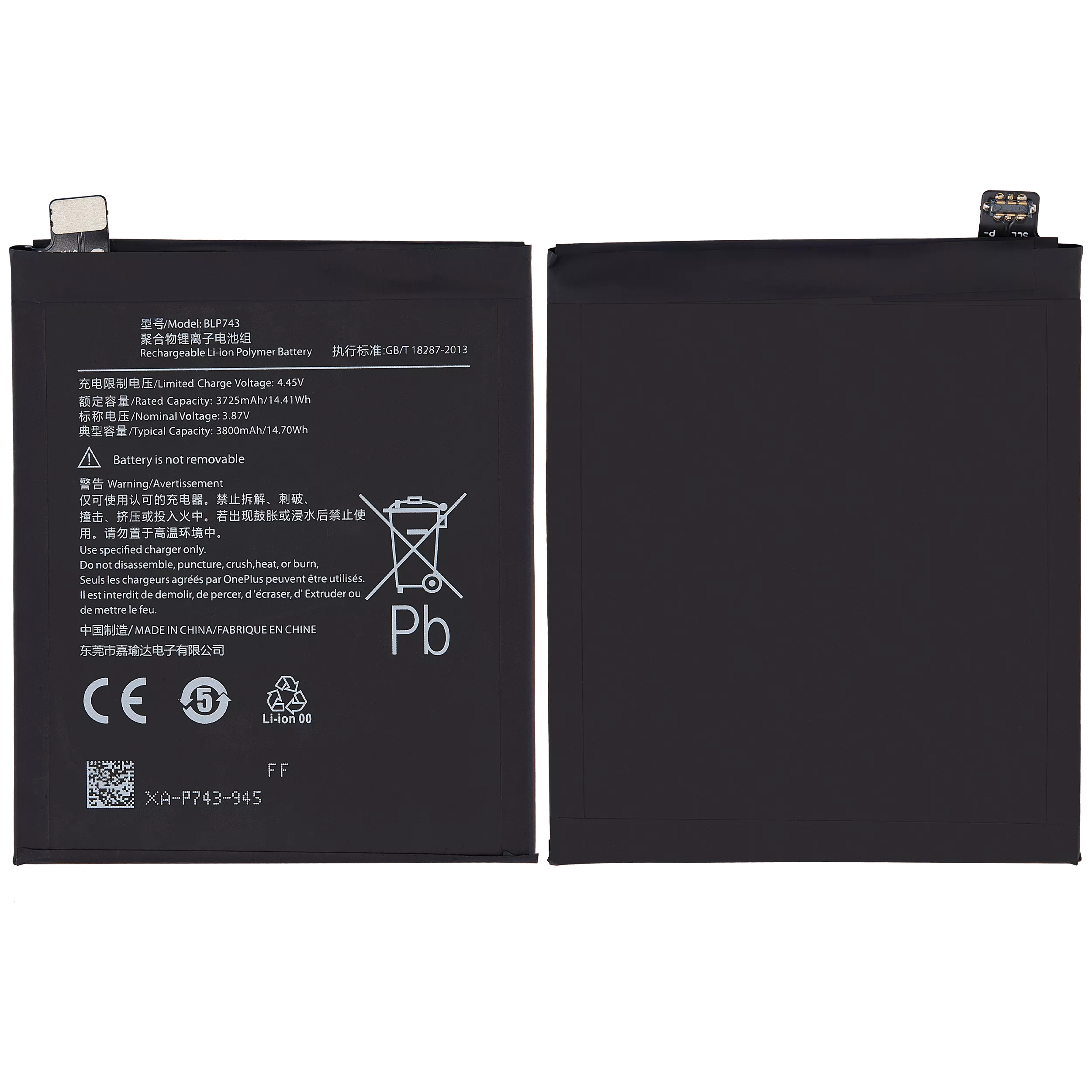 Ersatzakku für OnePlus 7T (BLP743)