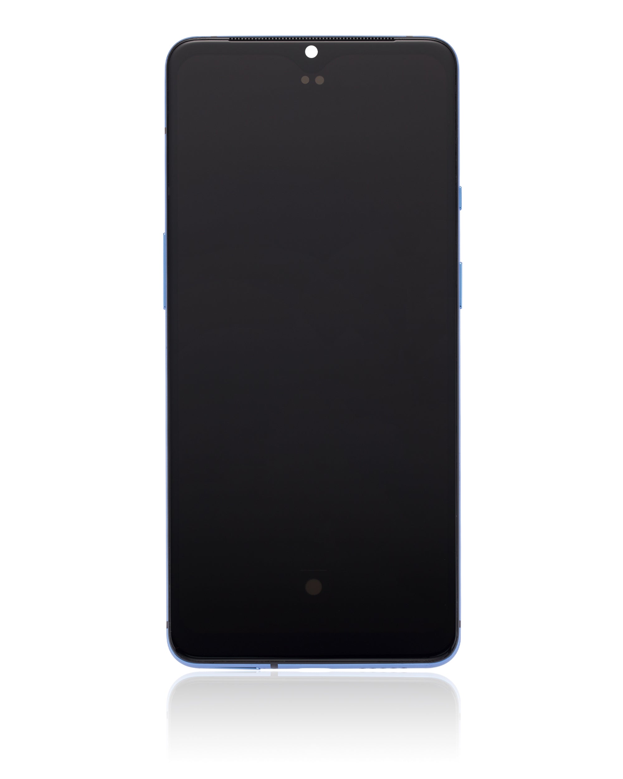 OLED-Display mit Rahmen für OnePlus 7T (Aftermarket Plus) (Glacier Blue)