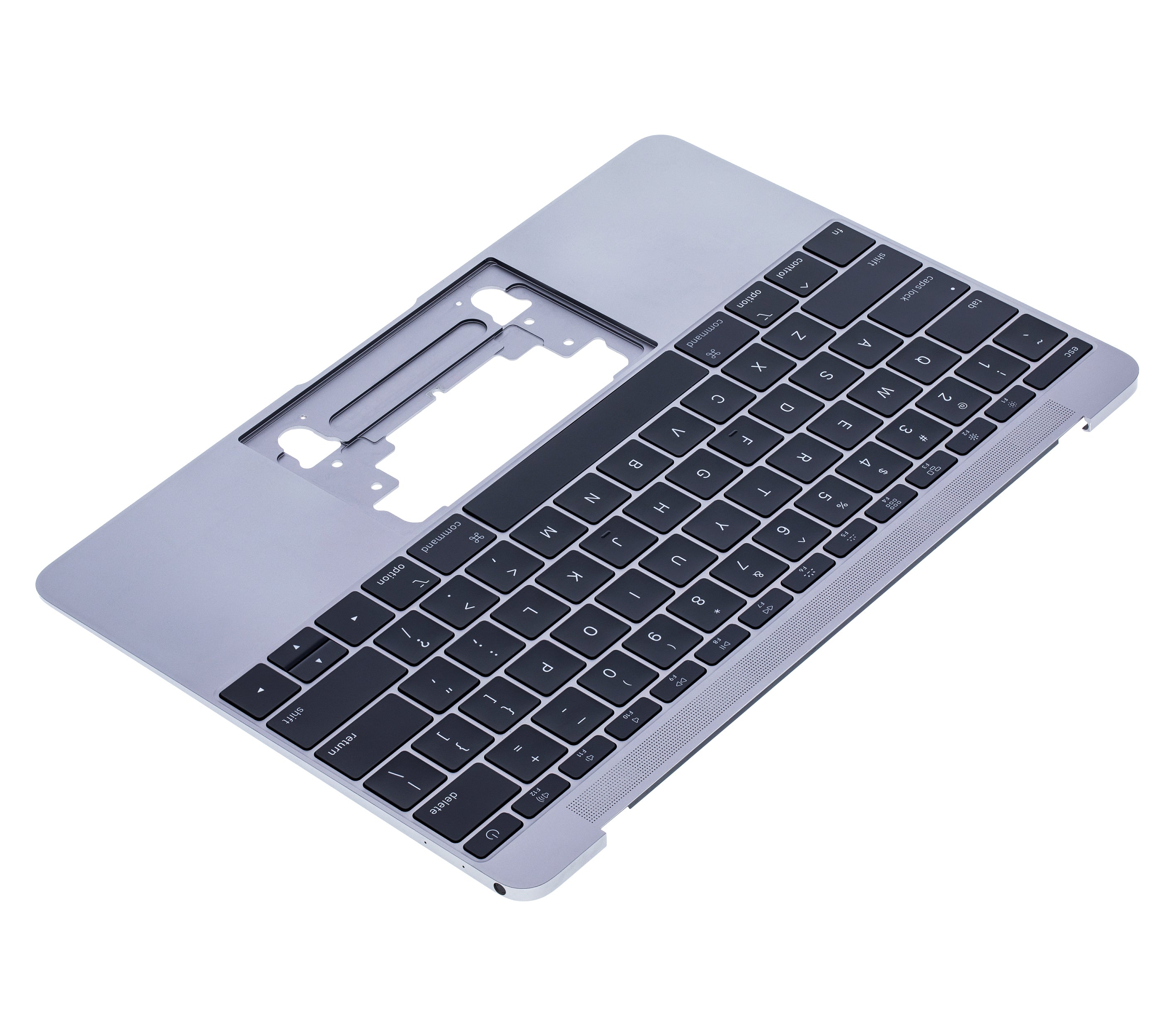 Top Case with Keyboard and Microphone for MacBook 12" A1534 (2015) (US English) (used OEM pull, Grade A) (Space Gray)