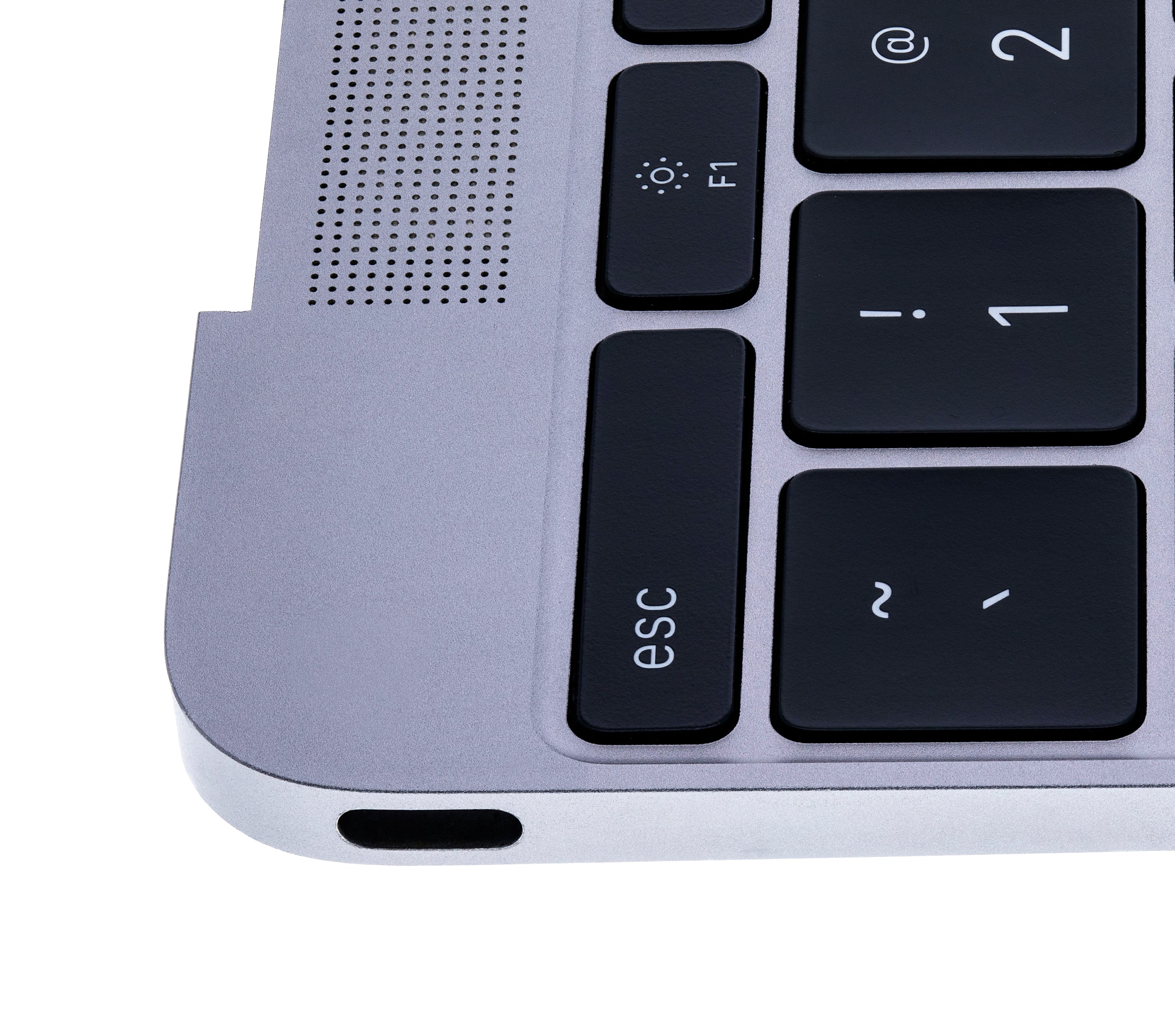 Top Case with Keyboard and Microphone for MacBook 12" A1534 (2015) (US English) (used OEM pull, Grade A) (Space Gray)