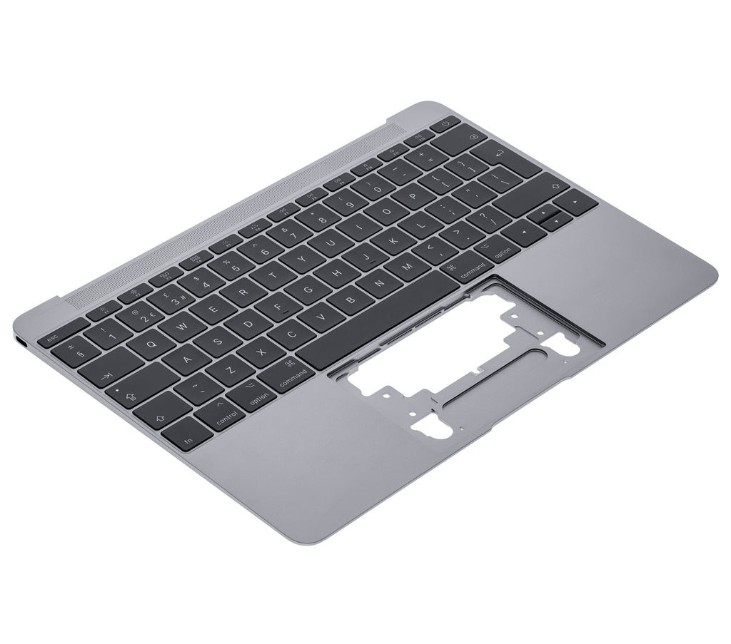 Top Case with Keyboard and Microphone for MacBook 12" A1534 (2016-2017) (UK English) (Space Grey)