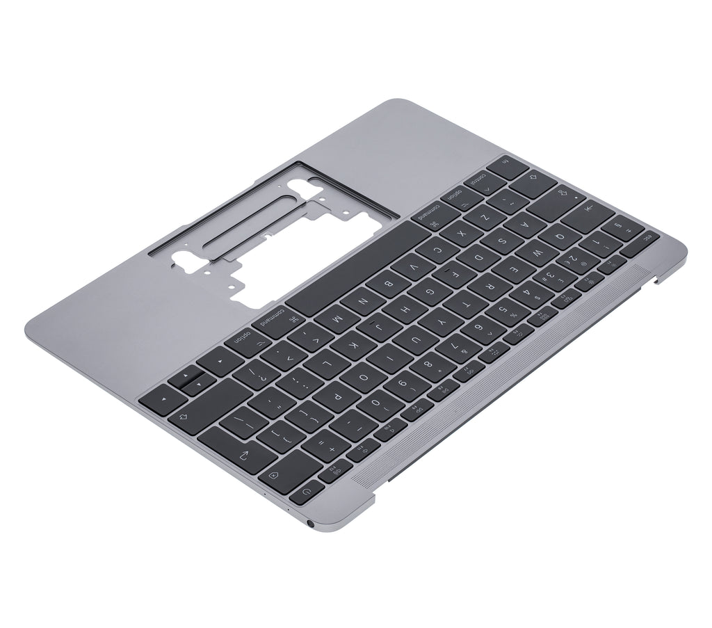 Top Case with Keyboard and Microphone for MacBook 12" A1534 (2016-2017) (UK English) (Space Grey)