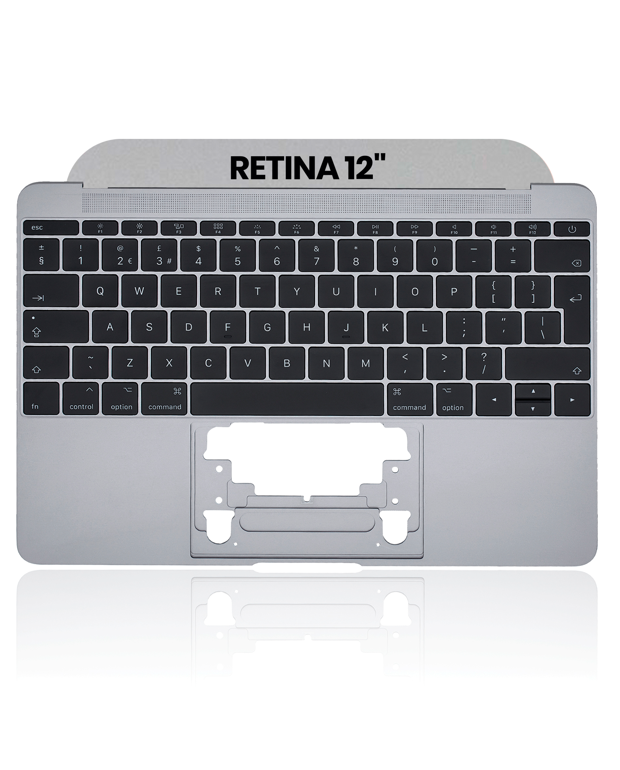 Top Case with Keyboard and Microphone for MacBook 12" A1534 (2016-2017) (UK English) (Space Grey)