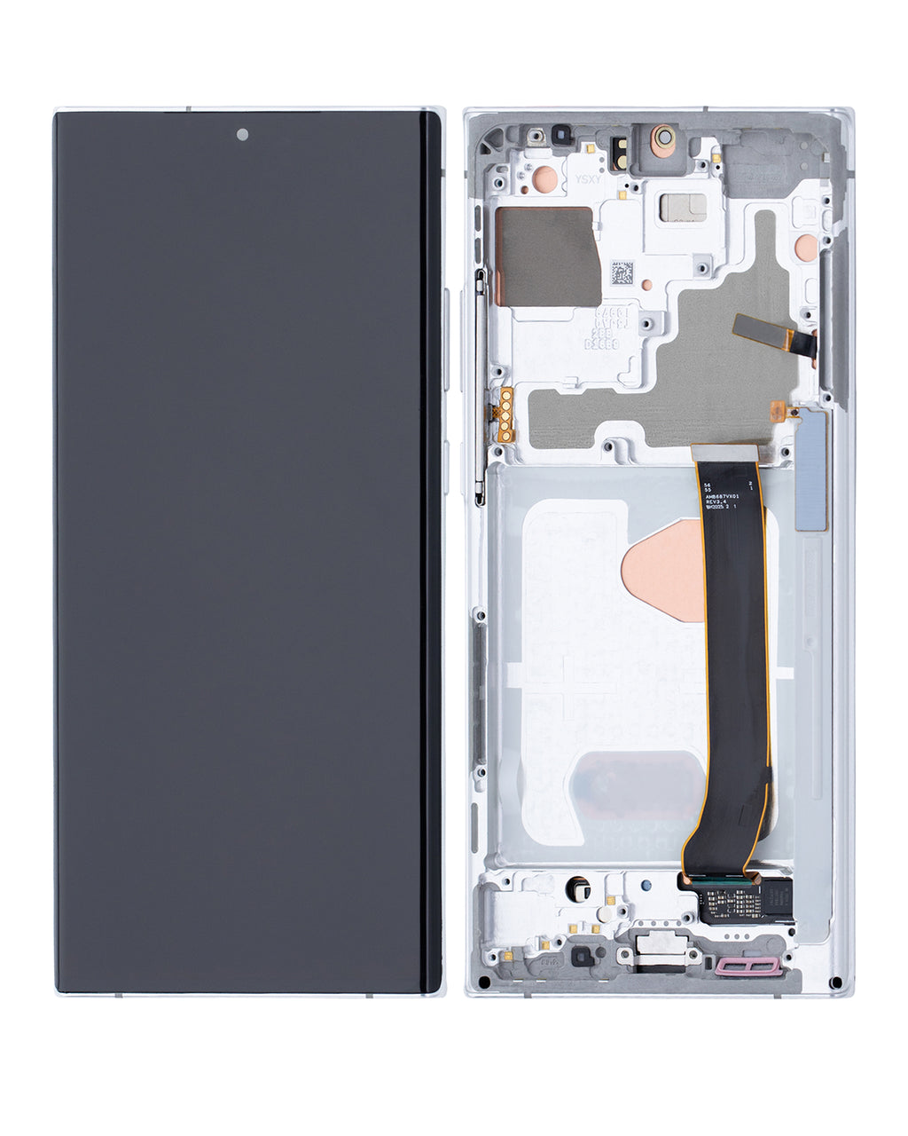 OLED Display with Frame for Samsung Galaxy Note 20 Ultra 5G (Refurbished) (Mystic White)