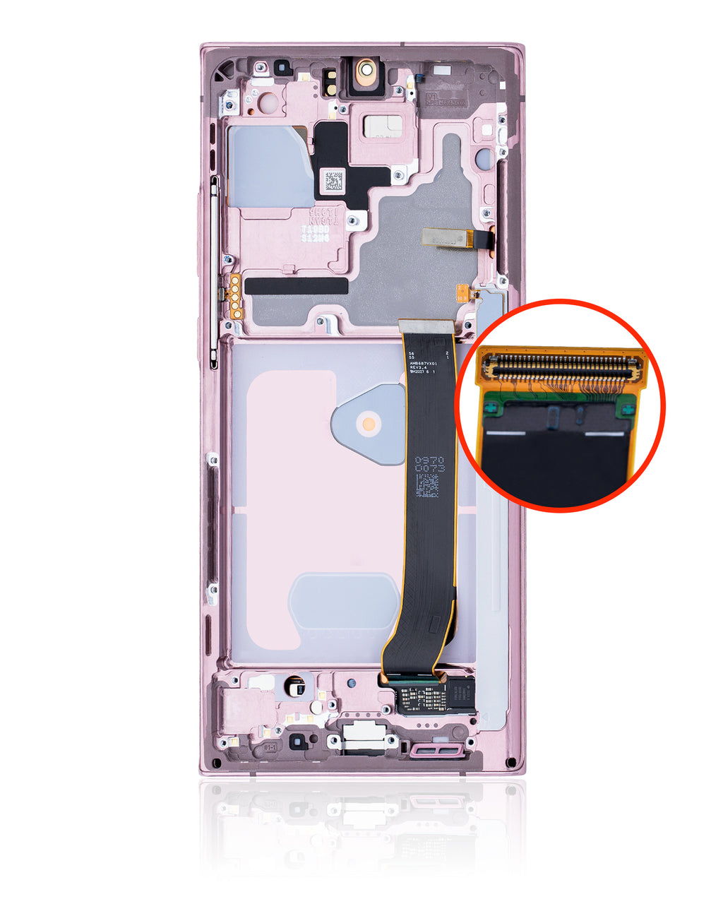 OLED Display with Frame for Samsung Galaxy Note 20 Ultra 5G (Refurbished) (Mystic Bronze)