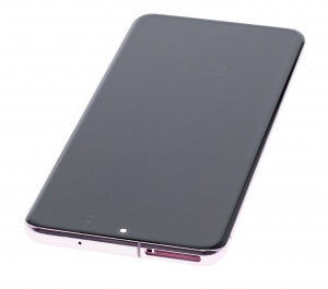 OLED-Display mit Rahmen für Samsung Galaxy S20 5G (Verizon 5G UW Frame Only) (gebrauchter OEM-Ausbau, Qualität B/C) (Cloud Pink)