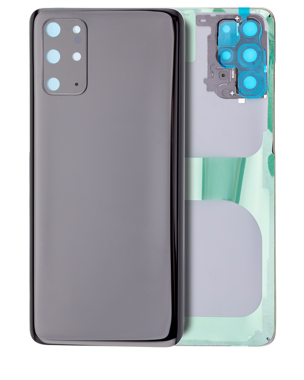 Back Cover with Camera Lens for Samsung Galaxy S20 Plus 5G (No Logo) (Aftermarket Plus) (Cosmic Black)