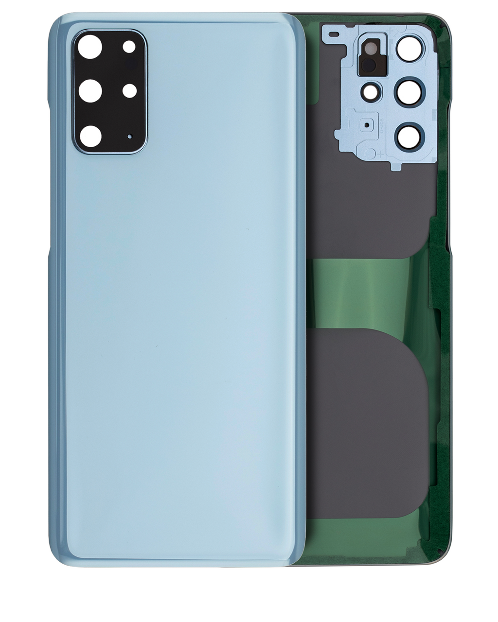 Back Cover with Camera Lens for Samsung Galaxy S20 Plus 5G (No Logo) (Aftermarket Plus) (Cloud Blue)
