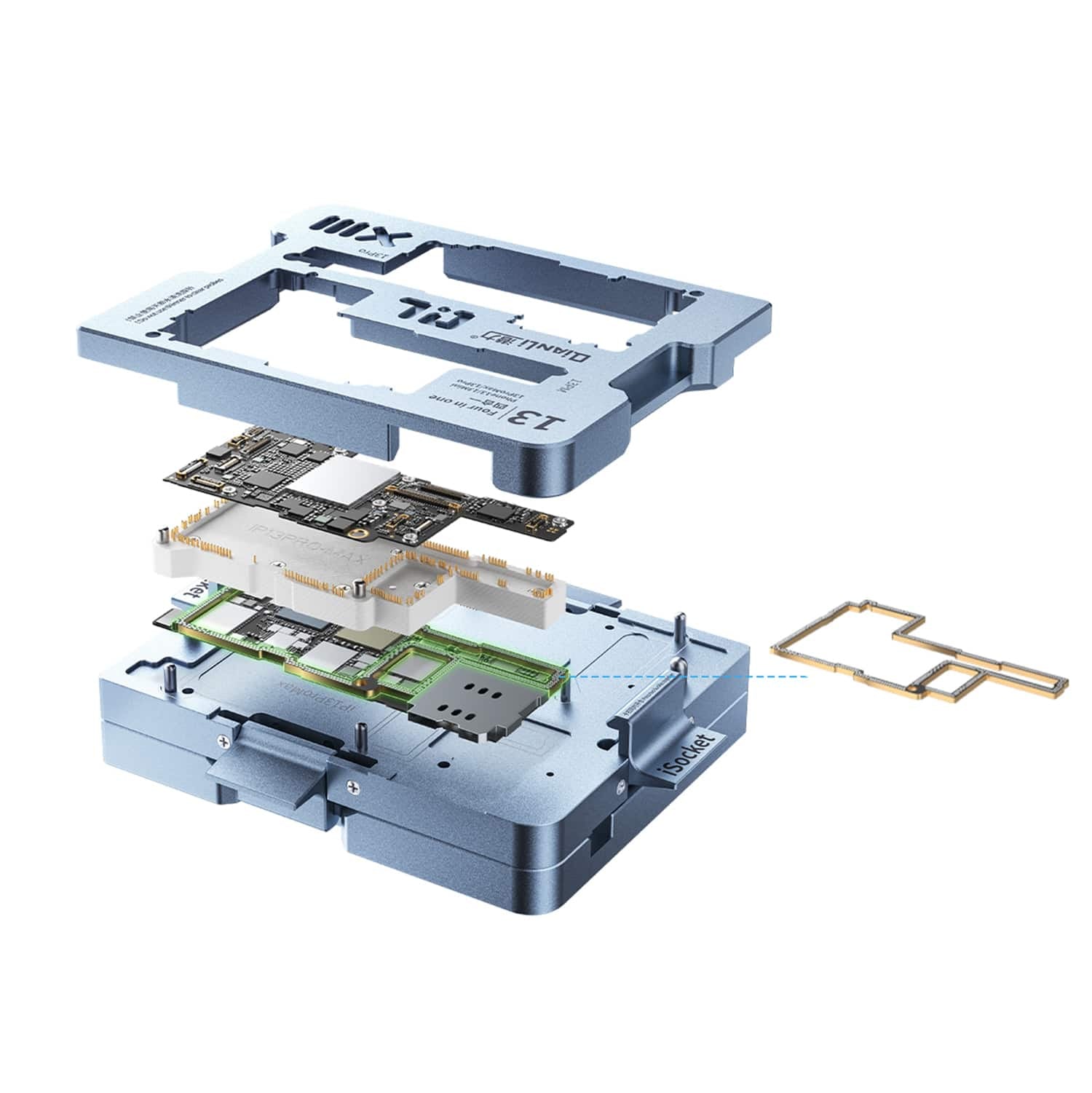 iSocket Mainboard Plattform-Tester für iPhone 13 Serie 4in1 Qianli