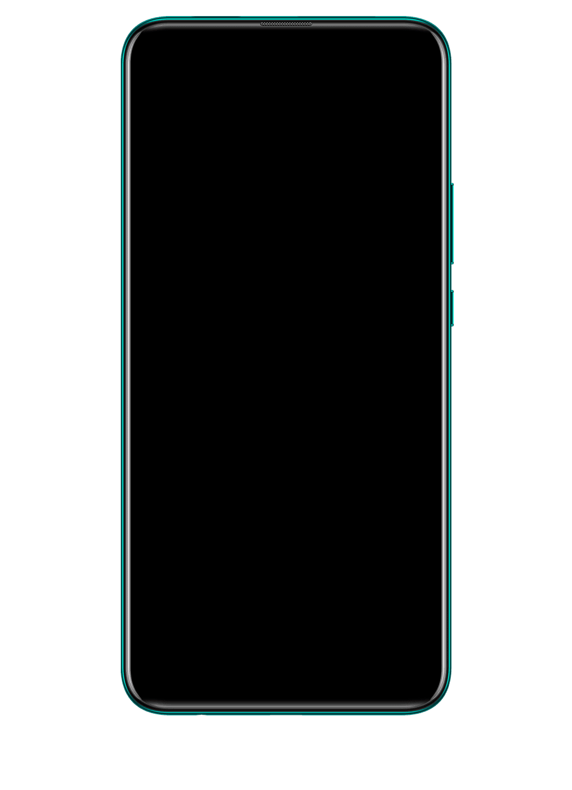 LCD mit Rahmen für Huawei Y9 Prime (2019) (Refurbished) (Emerald Green)