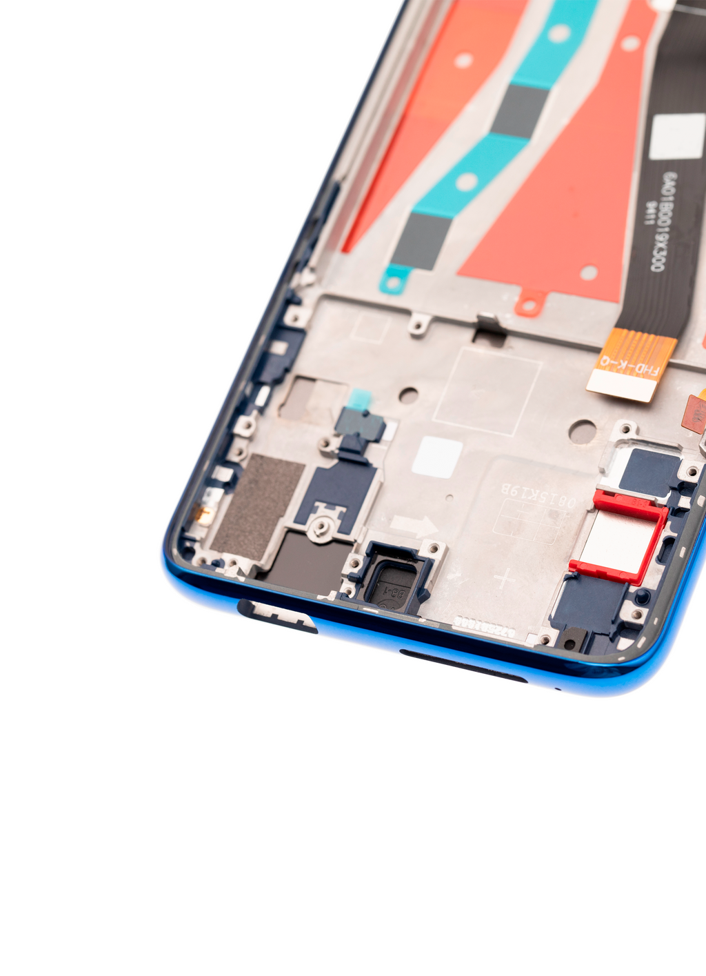 LCD-Display mit Rahmen für Huawei Y9 Prime (2019) (Refurbished) (Sapphire Blue)