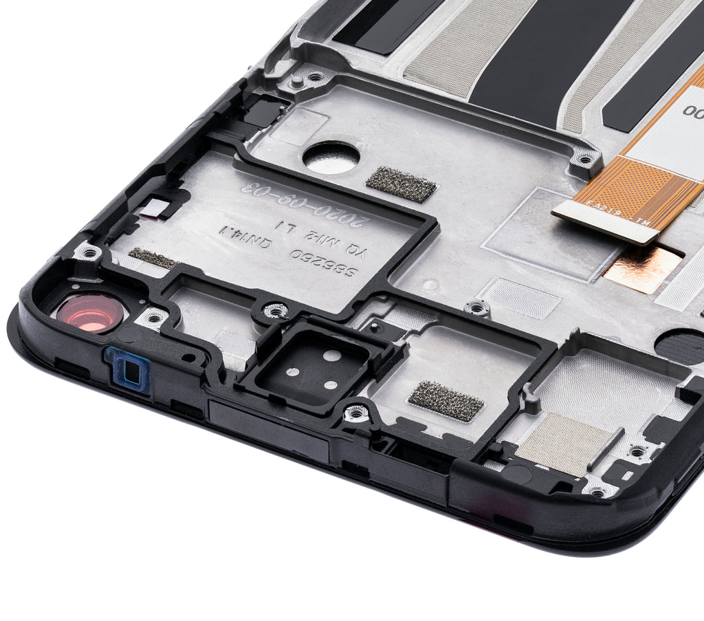 LCD-Display mit Rahmen für OnePlus Nord N10 5G (Refurbished) (Midnight Ice)
