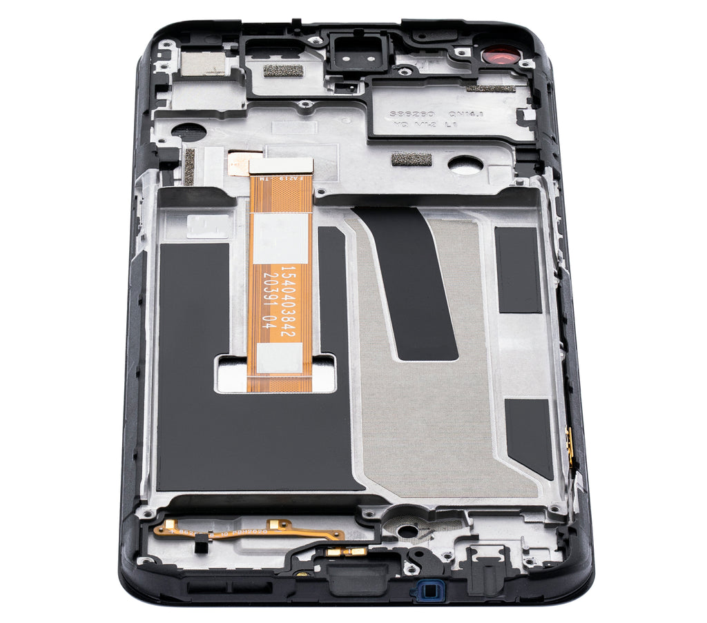 LCD-Display mit Rahmen für OnePlus Nord N10 5G (Refurbished) (Midnight Ice)