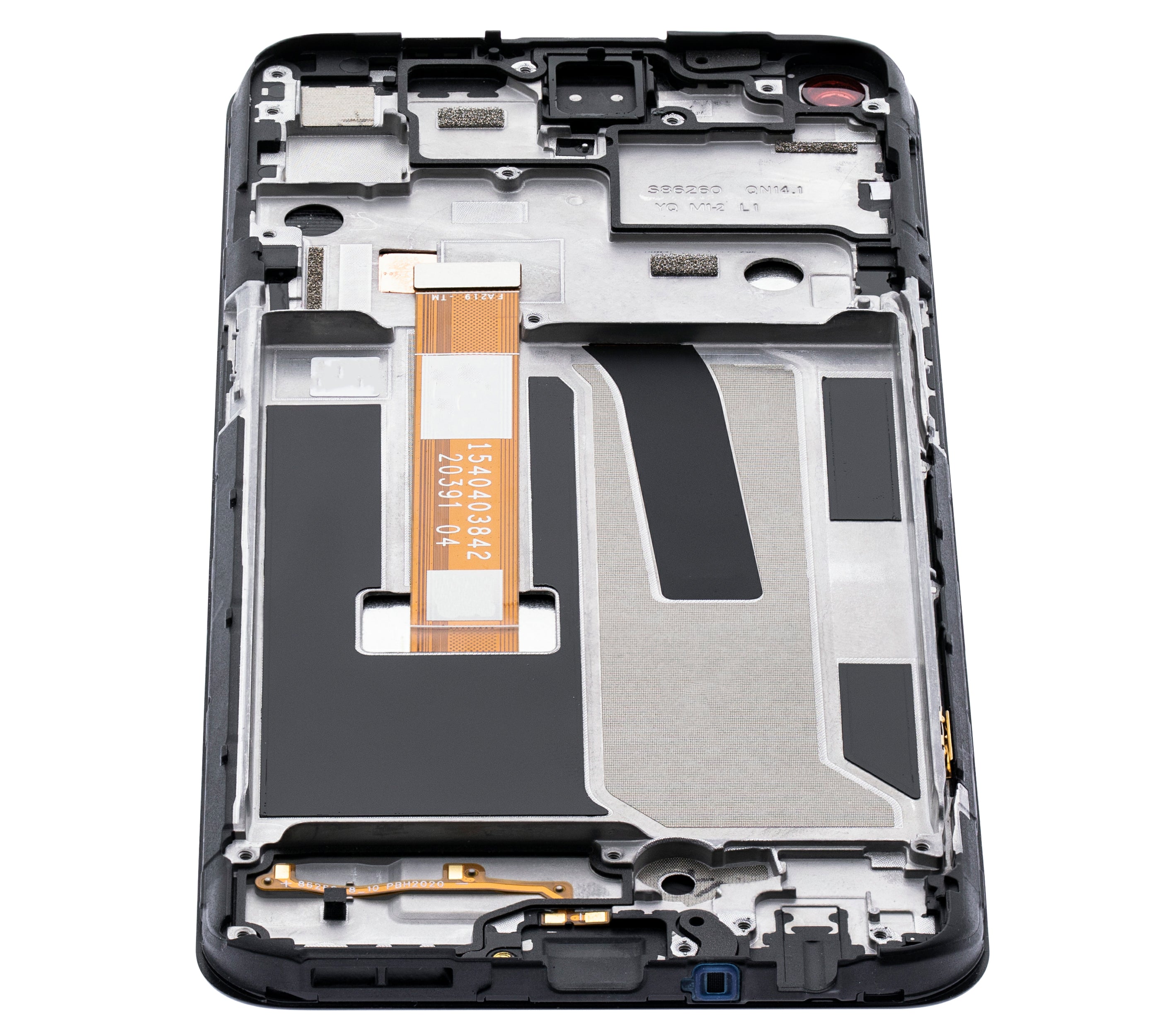 LCD-Display mit Rahmen für OnePlus Nord N10 5G (Refurbished) (Midnight Ice)