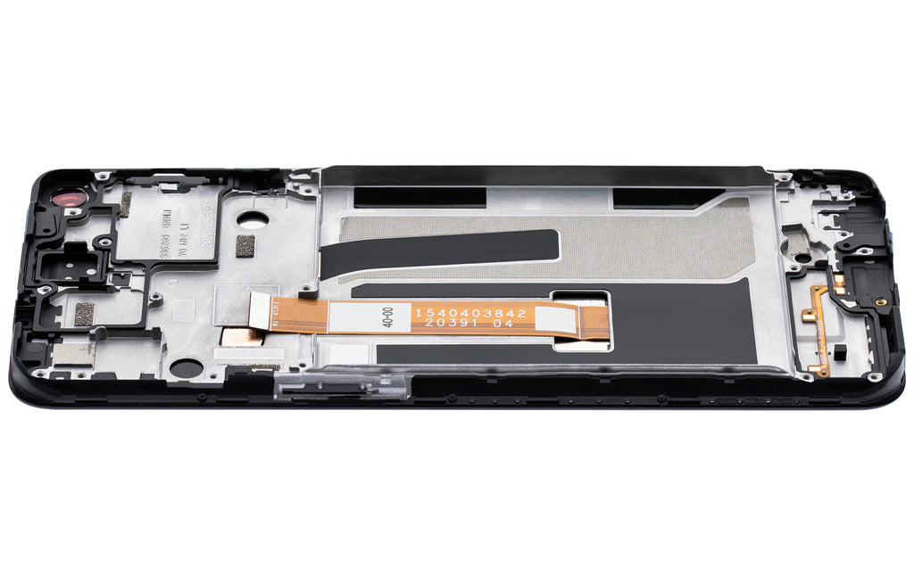 LCD-Display mit Rahmen für OnePlus Nord N10 5G (Refurbished) (Midnight Ice)